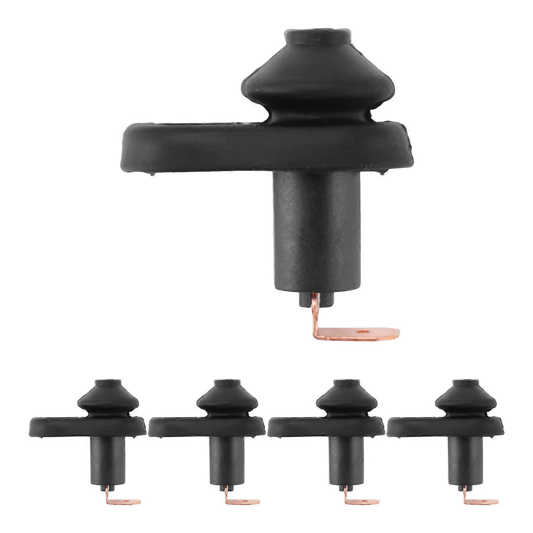 5-teiliges Schwarzes Autotür-lichtschalter-montageset