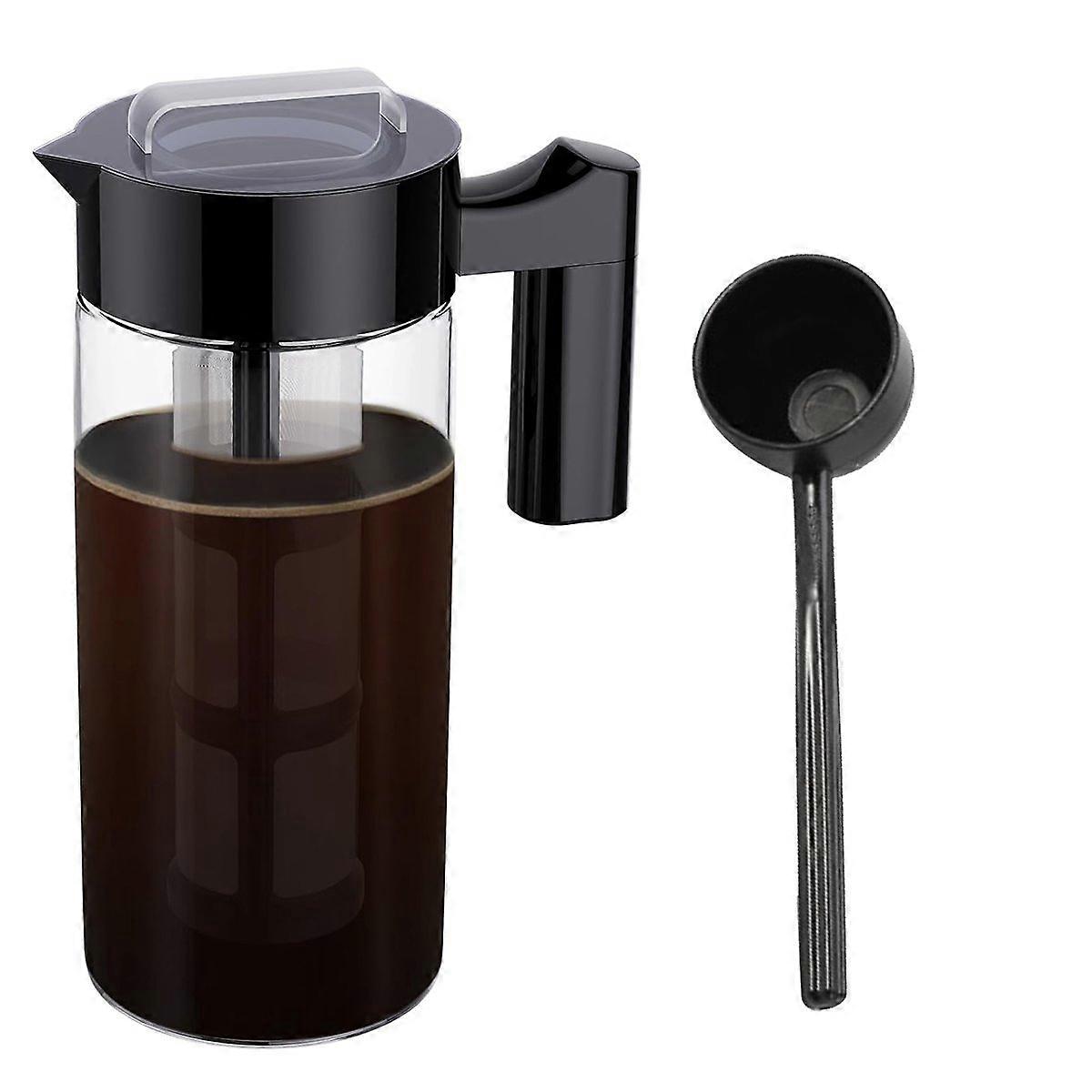 Kaffeemaschine Für Kaltbrühkaffee, 1,2-liter-kanne (40 Oz), Schwarz