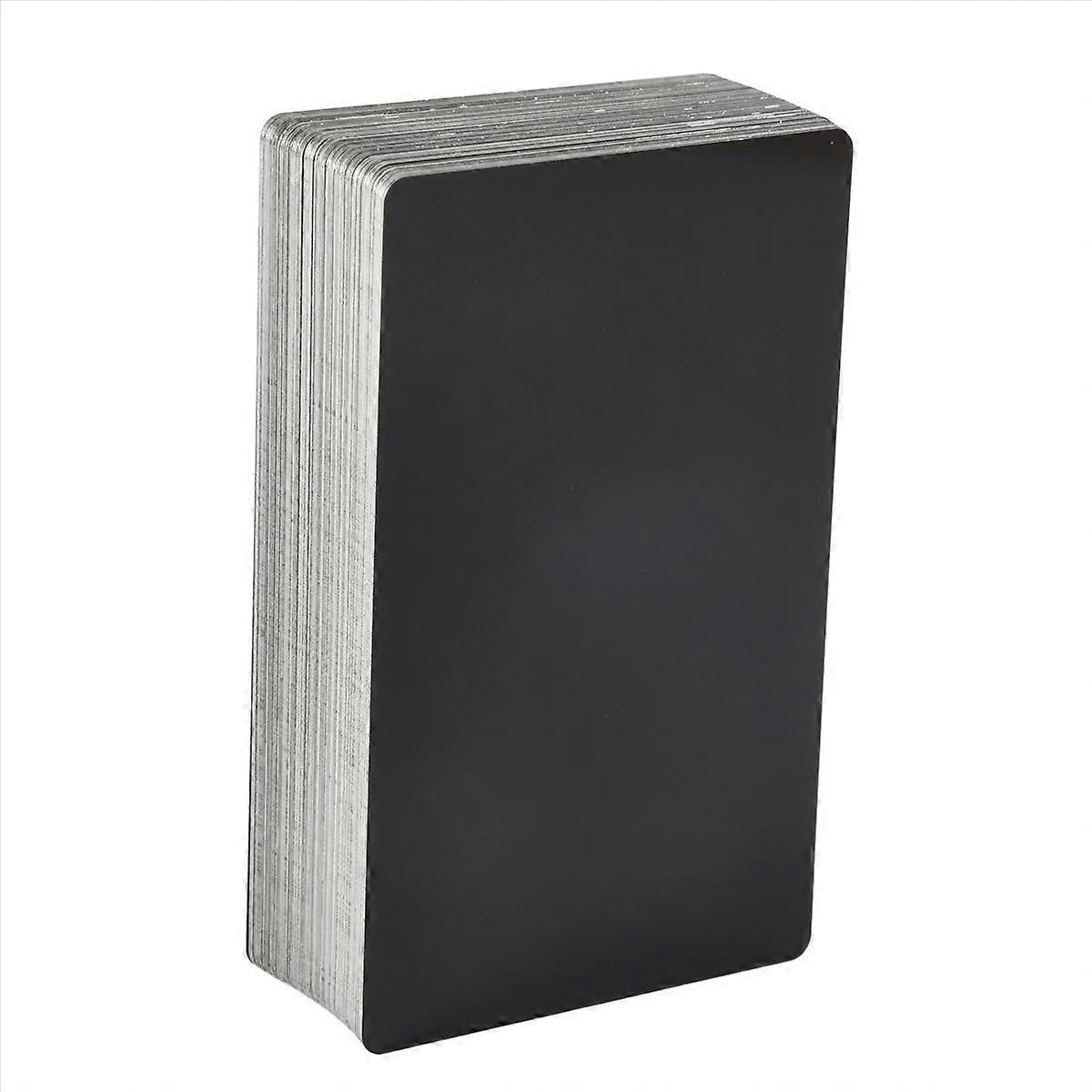 100 Gravierte Karten Aus Schwarzer Aluminiumlegierung Für Professionellen Zugang