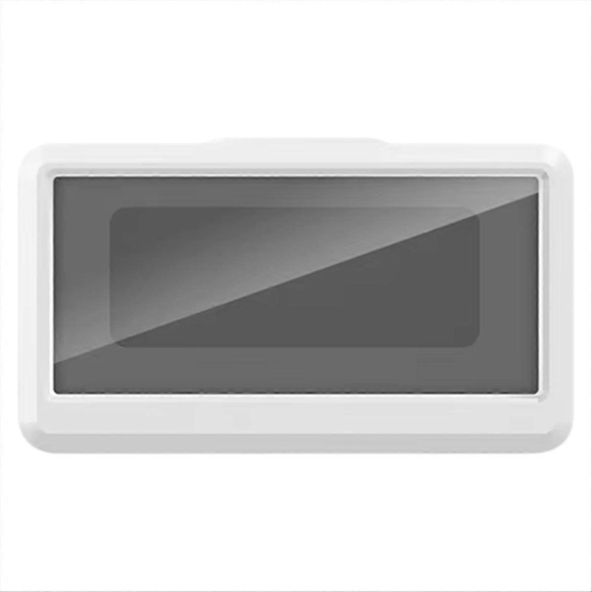 Wasserdichte, Wandmontierte Handy-aufbewahrungsbox Mit Touchscreen-smartphone-halterung, Wasser- Und Spritzwassergeschützt (schwarz).