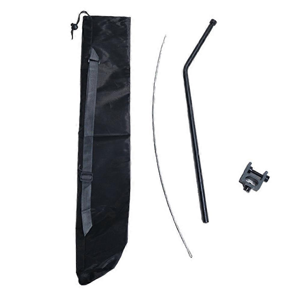 Abnehmbarer Campinglampenhalter Aus Aluminiumlegierung, Schwarz.