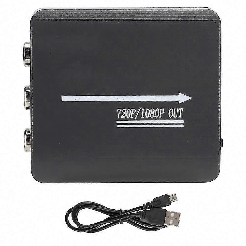 Rca Cvbs Zu Hdmi 1080p Av-konverter, Tv-videoadapter, Signalumschalter, Blackbox