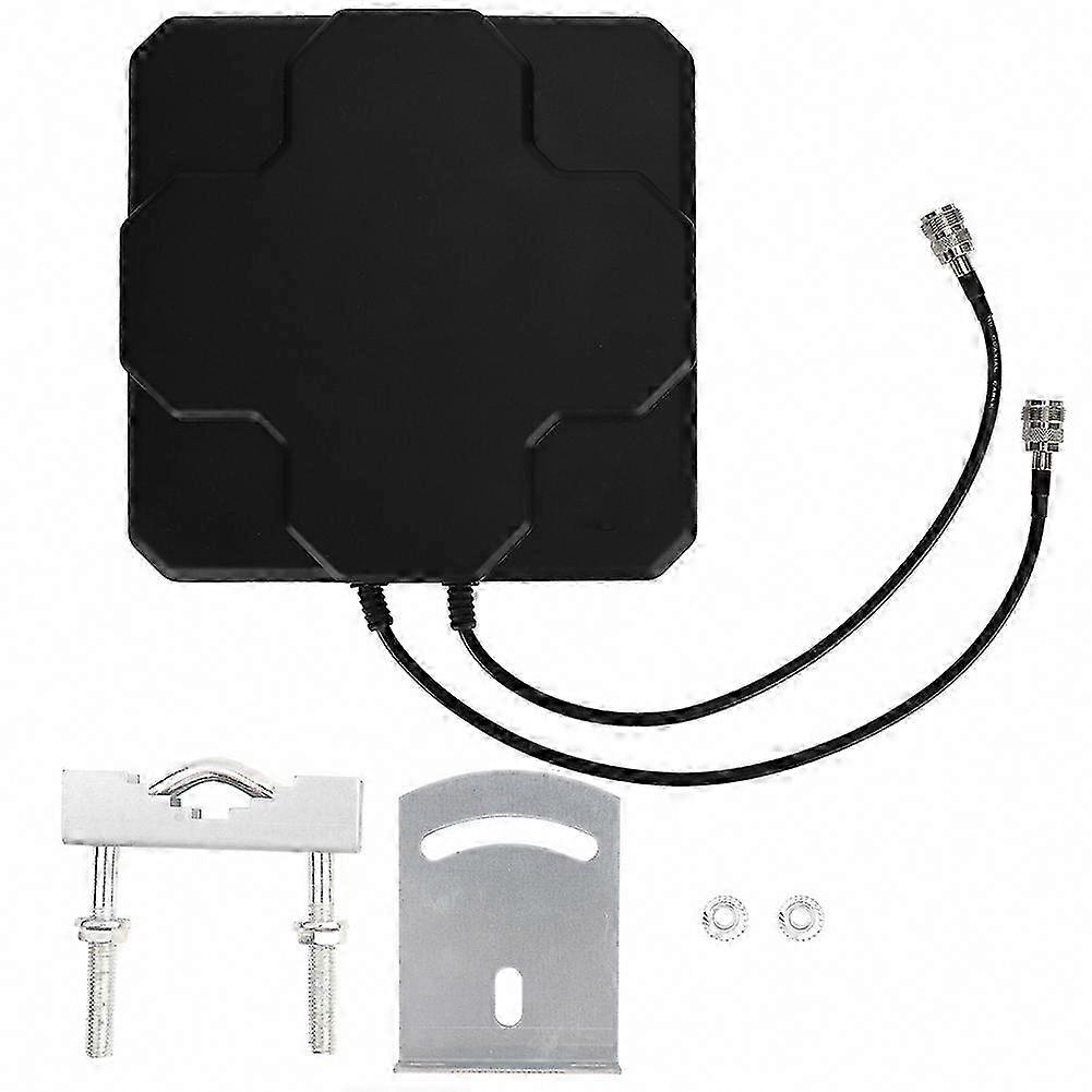 Hochleistungsfähige 18dbi 4g Lte Richtantenne Für Den Außenbereich, Geeignet Für Wlan-router, Schwarz, Crc9-anschluss, Große Reichweite, Ideal Für Modem Und Internet-box.