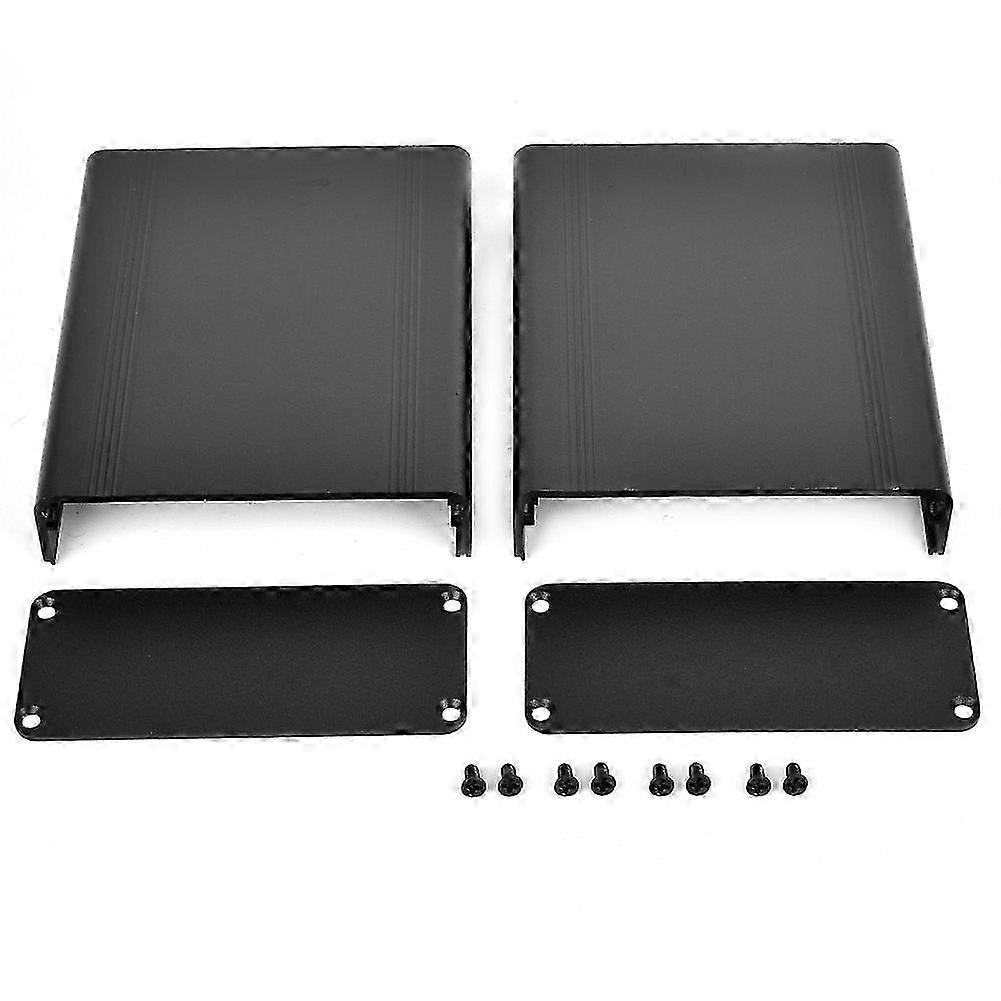 Elektronisches Schutzgehäuse Aus Aluminiumlegierung, Sandgestrahlt Und Schwarz Oxidiert, Diy-montagebox Für Projekte, Robustes Und Langlebiges Gehäuse.