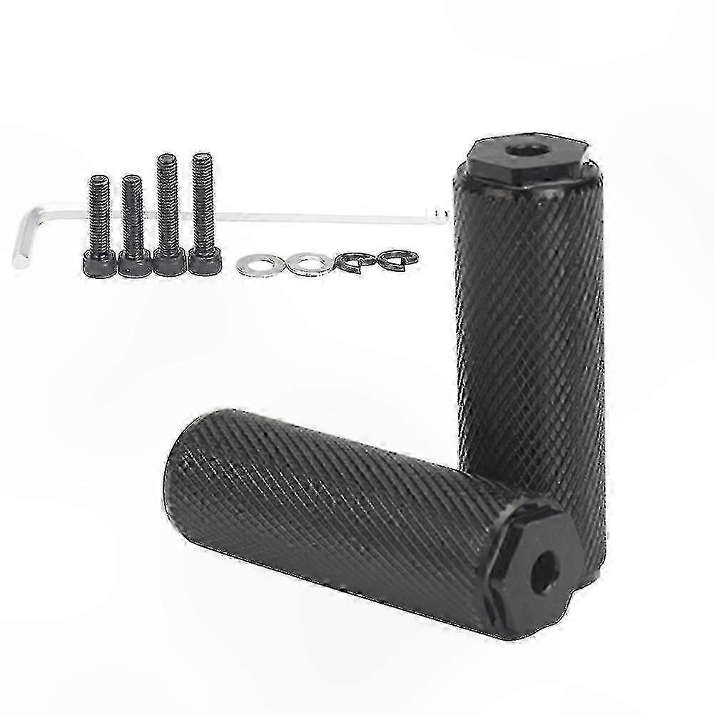Zylindrische Stunt Cavaliers Für Mountainbikes, Pedalzubehör Aus Aluminiumlegierung, 6-mm-schrauben Und Werkzeug Inklusive, Kleines Loch (schwarz)
