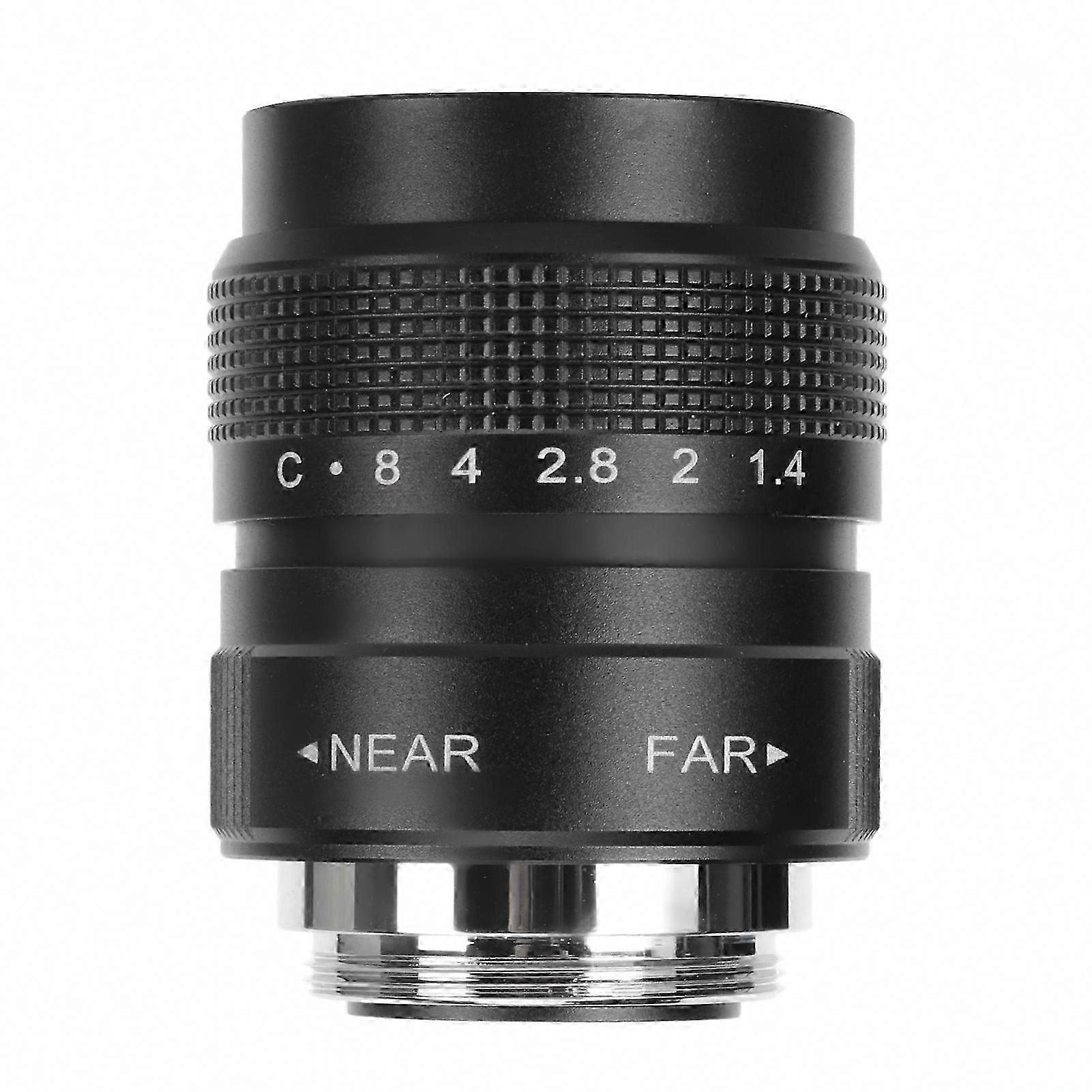25-mm-f1.4-überwachungsobjektiv Für Bars, Restaurants, Parkplätze Und Lagerhallen – Klare Und Effiziente Lichtdurchlässigkeit, C-mount, Schwarz