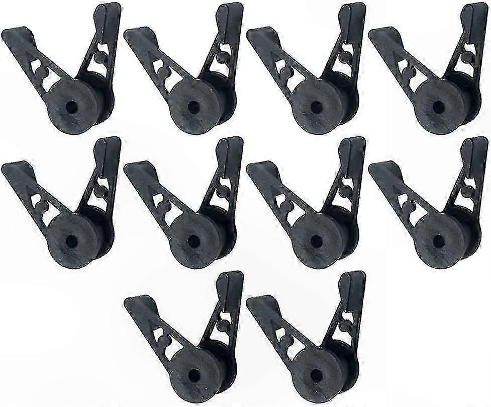 Set Mit 30 Verstellbaren Schwarzen Pflanzenstützen – Flexible Bänder Und Stäbe Für Den Gartenbau, Aststützclips