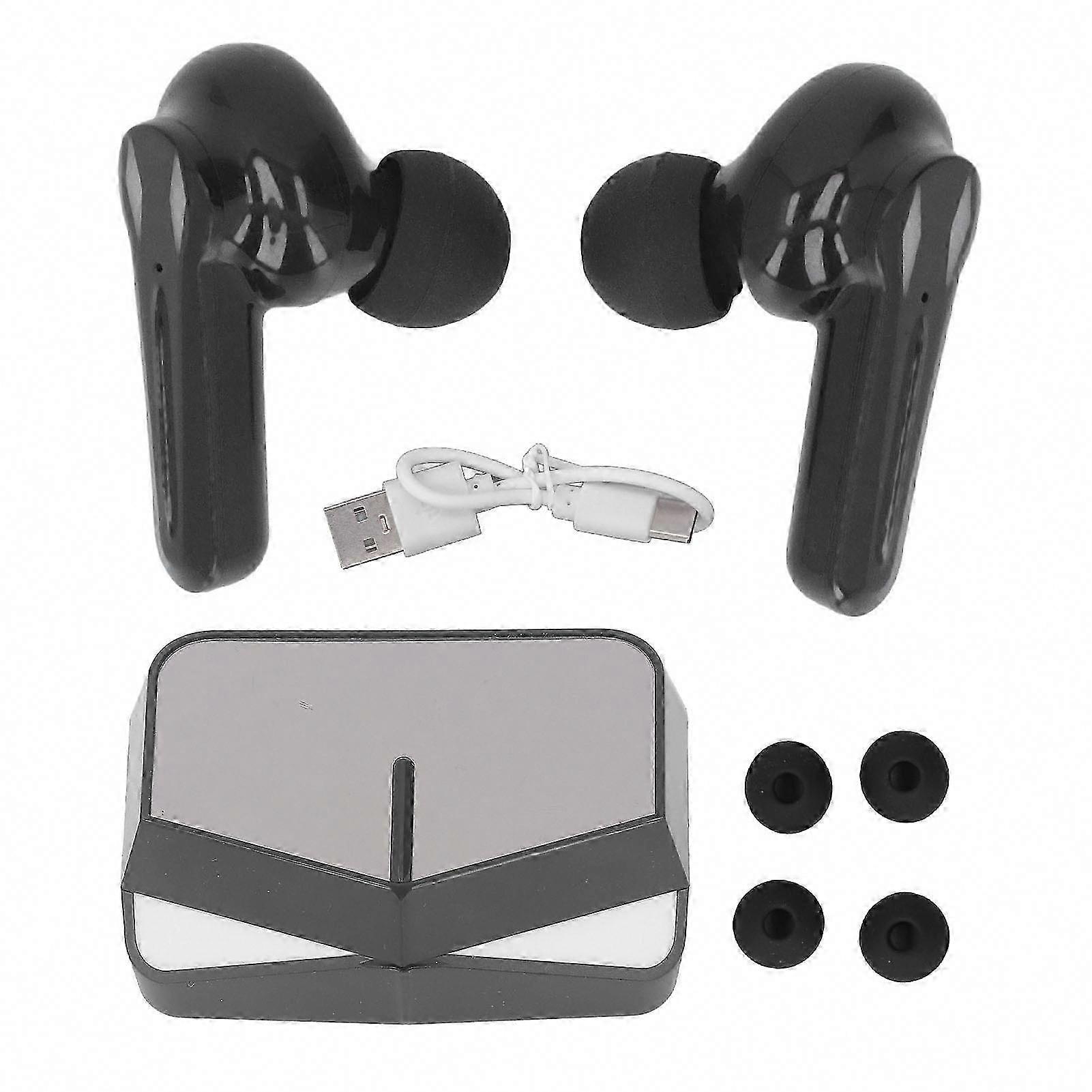 Kabelloses Bluetooth-gaming-headset Mit Geringer Latenz Und Mikrofon, Sportkopfhörer Für Mobiltelefon Und Pc, Immersiver Klang, Hoher Tragekomfort, Schnellladefunktion, Schwarz, Version 2025