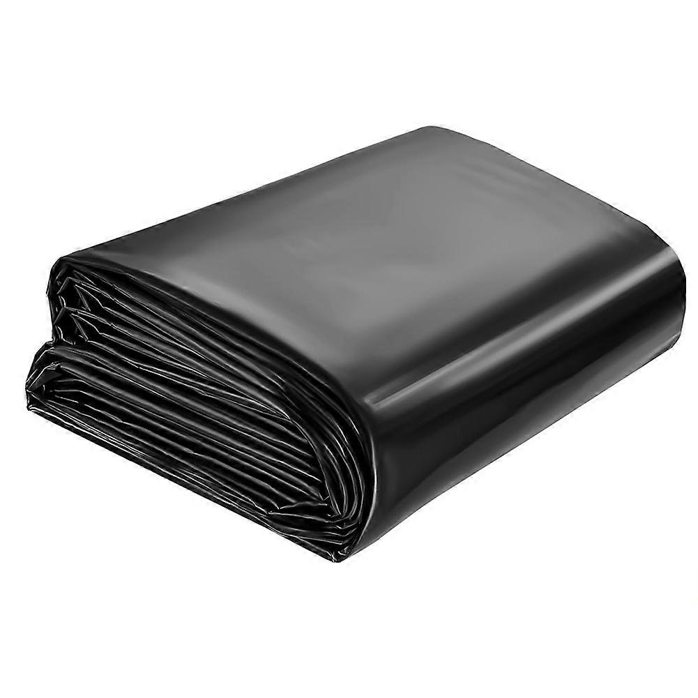 Teichfolie Mit Den Maßen 2,13 M X 3,05 M (7 X 10 Fuß), Aus Dickem Hdpe, Für Gartenteiche, Ideal Für Wasserfälle, Farbe: Schwarz.