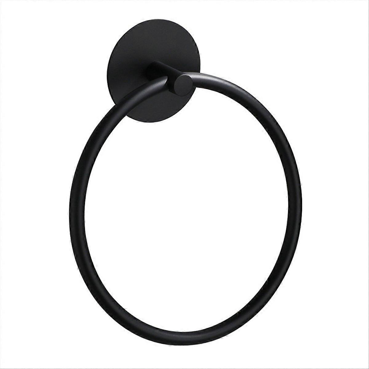 Handtuchring Aus Edelstahl, Schwarz