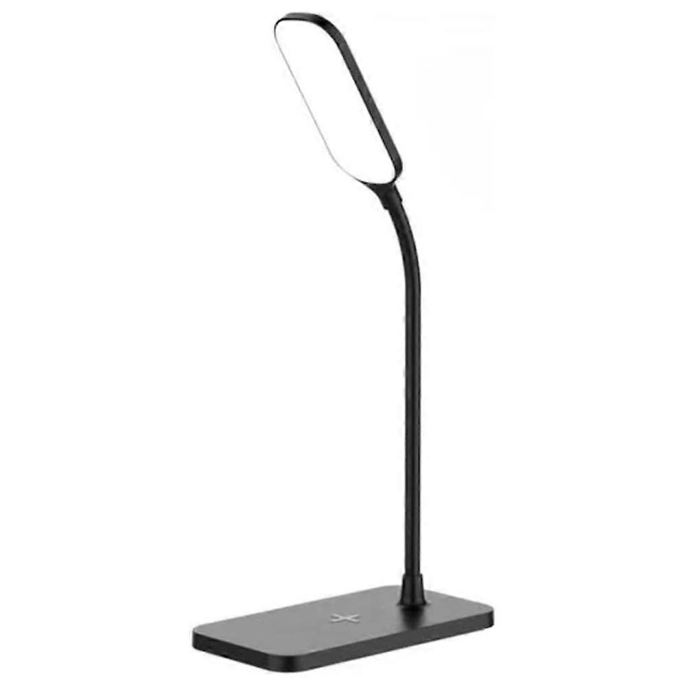 15-w-led-schreibtischlampe, Wiederaufladbar, Kabellos, Helligkeit Einstellbar, Augenschutz, Berührungsempfindlich Und Flexibel, Schwarz