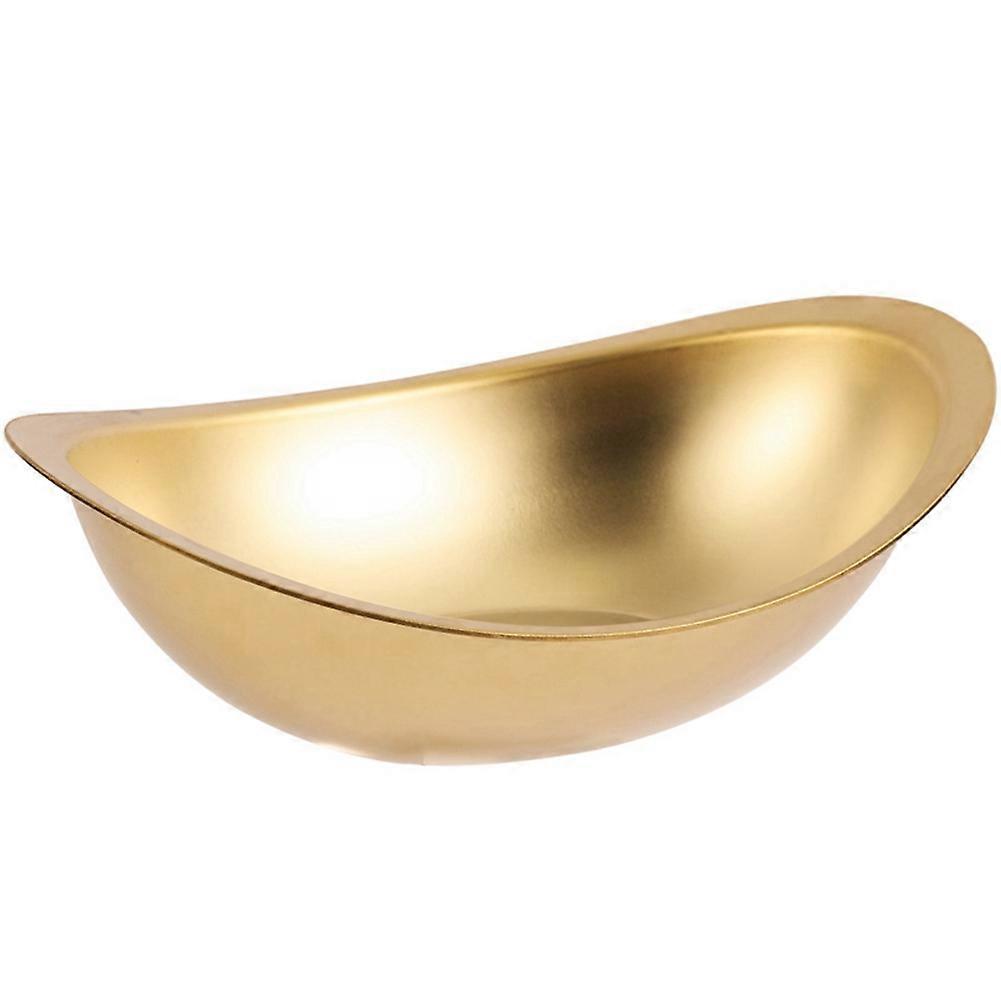 Goldfarbene, Barrenförmige Edelstahl-schüssel, Koreanische Salatschüssel, Professionelle Dessert-/snackschüssel, Koreanisches Küchengeschirr M