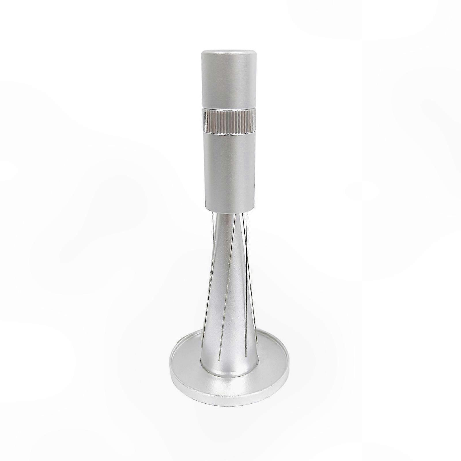 Schwarzer Silberner Kaffeespender, Edelstahl-nadeltamper Für Espresso, Glättungswerkzeug Und Pulvermischer, 51-mm-barista-zubehör.