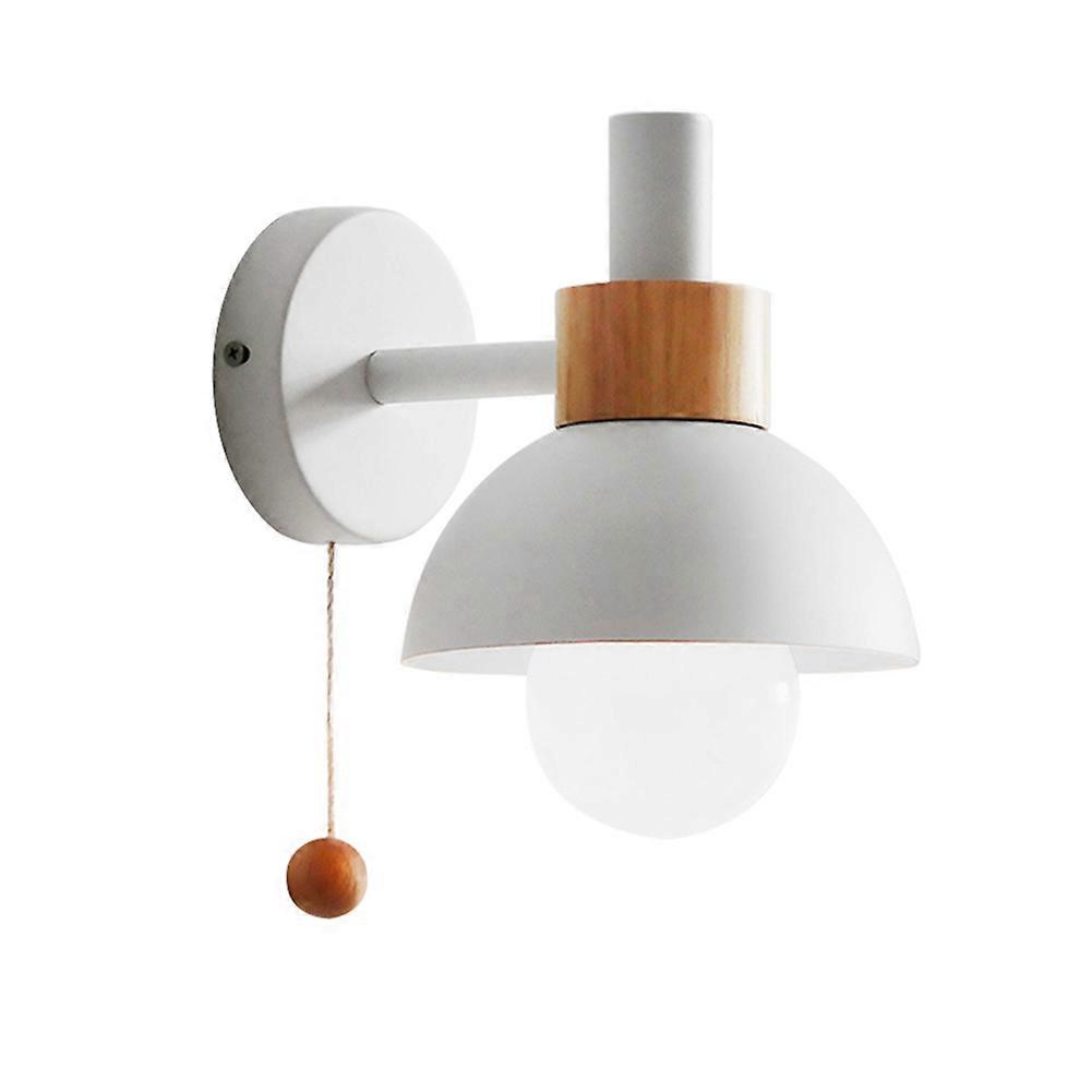 Wohnzimmer-/veranda-/flurlampe, Moderner Minimalistischer Nordischer Stil, Macaron Nachttisch-/wandleuchte (weiß)