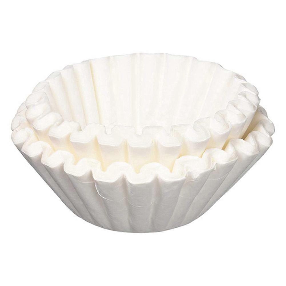 500 Einzelne Weiße Kaffeefilter Für Kaffeemaschinen (8/12 Tassen).