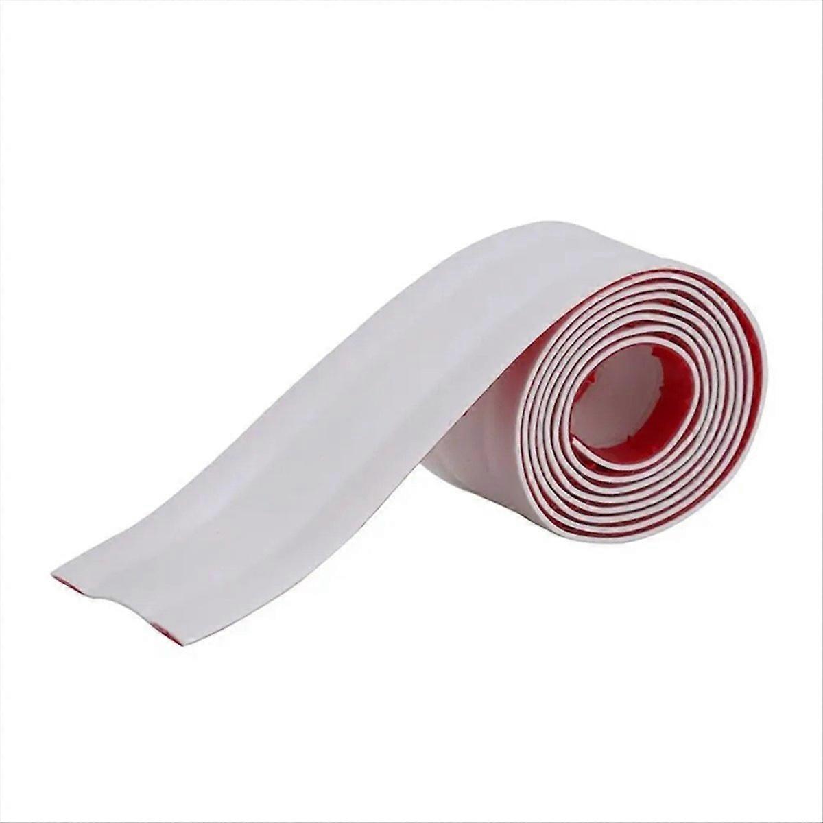 Selbstklebende Pvc-kabelrinne, Rutschfester Bodenschutz, Dekorative, Sichtbare Kabelführung, Weiß B