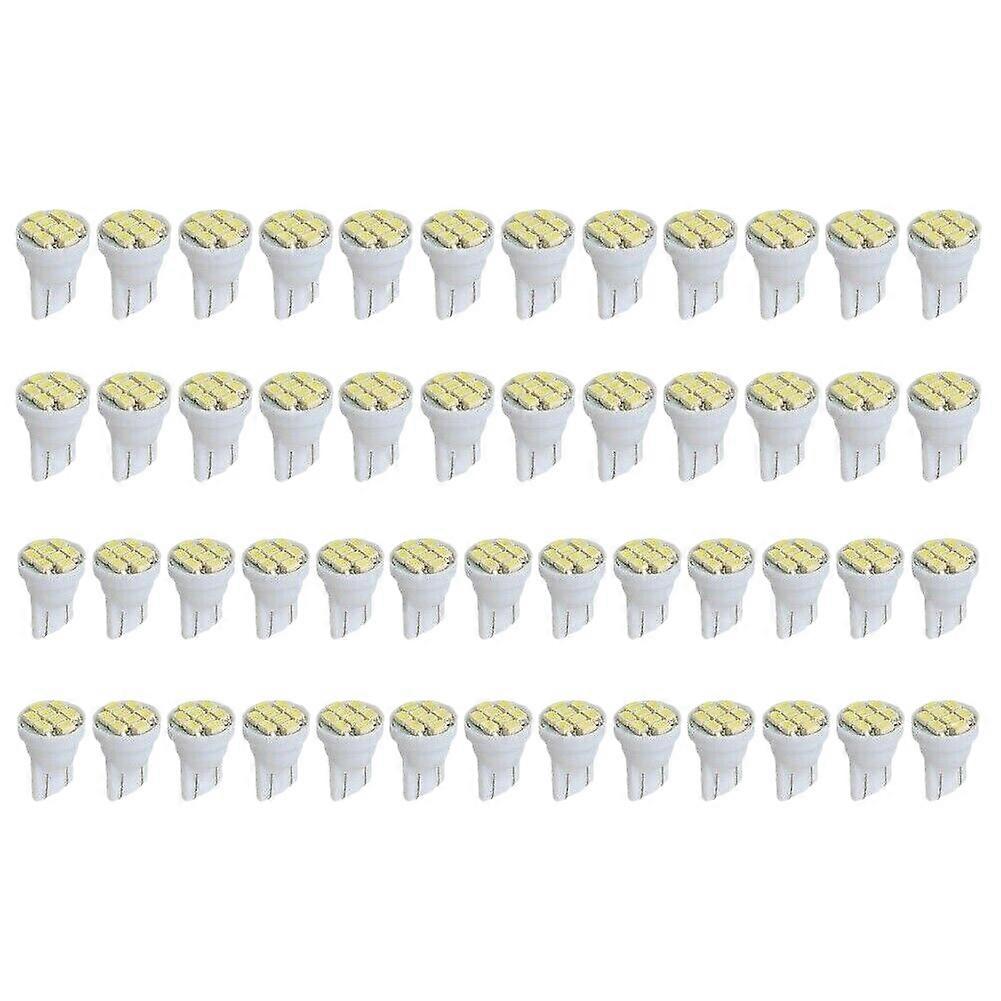 50 T10 8smd Led-lampen, Hellweiß, Für Innenbeleuchtung, W5w, 194, 158, 168