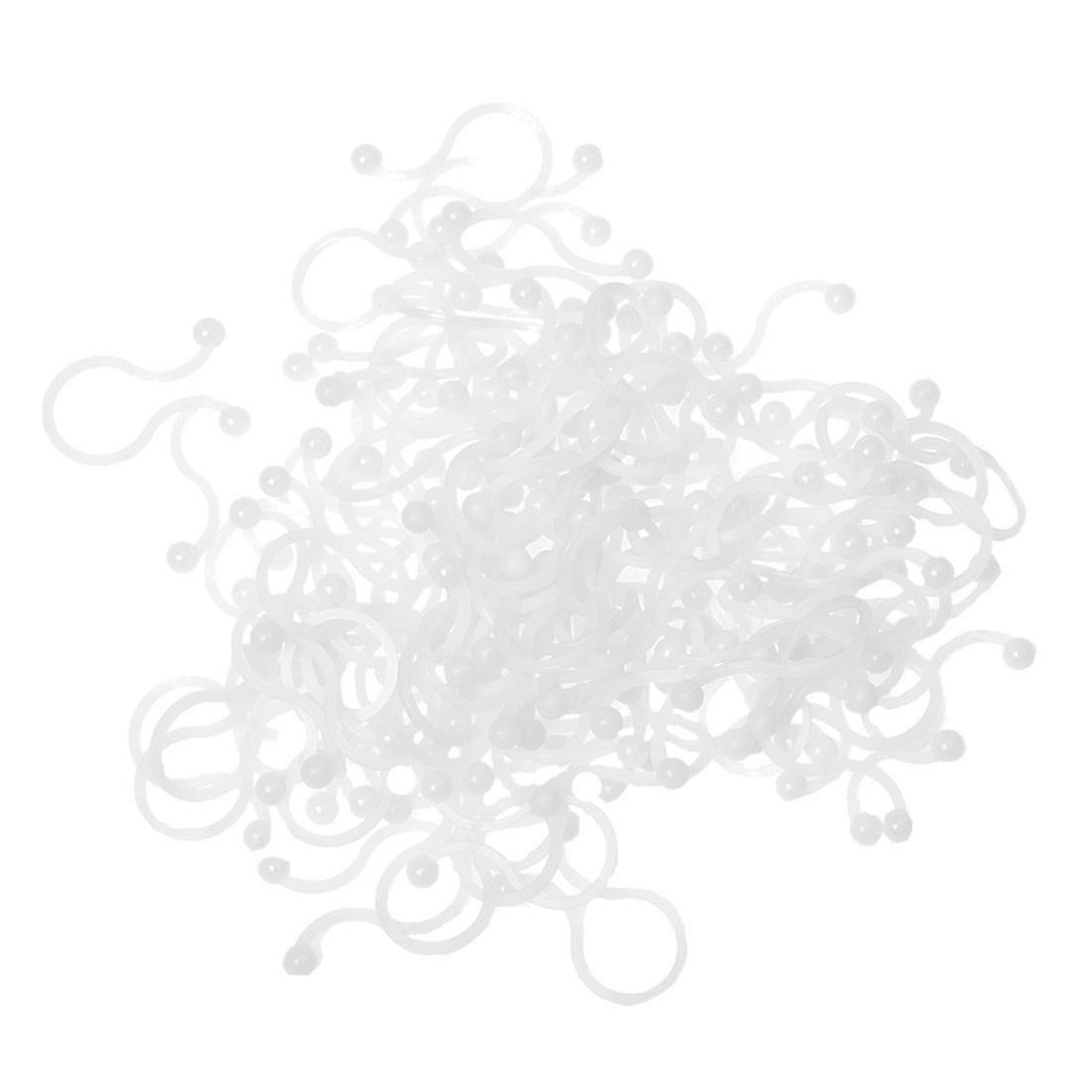 Kabelbinder Mit Drehverschluss, Weiße Nylon-rundenden, 100er-packung