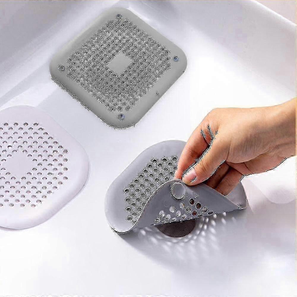 Silikon-spülbeckensieb, 2-/4-teiliges Set – Verstopfungsfreier Filter Für Küche Und Bad, Weiß