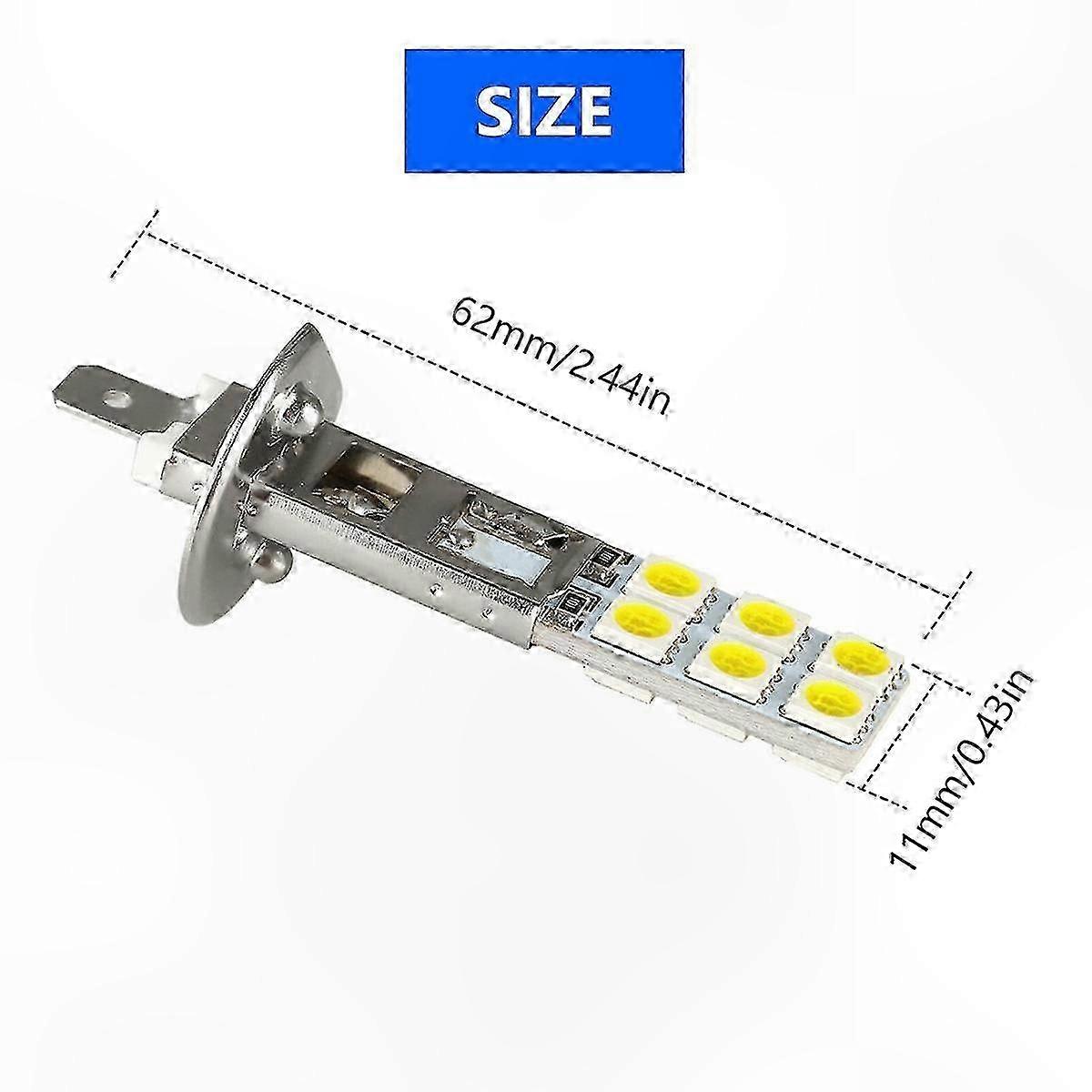 8er-pack Led-lampen, 6000k Kaltweiß, 80w-set Für Scheinwerfer, Fernlicht, Nebelscheinwerfer Und Zusatzscheinwerfer