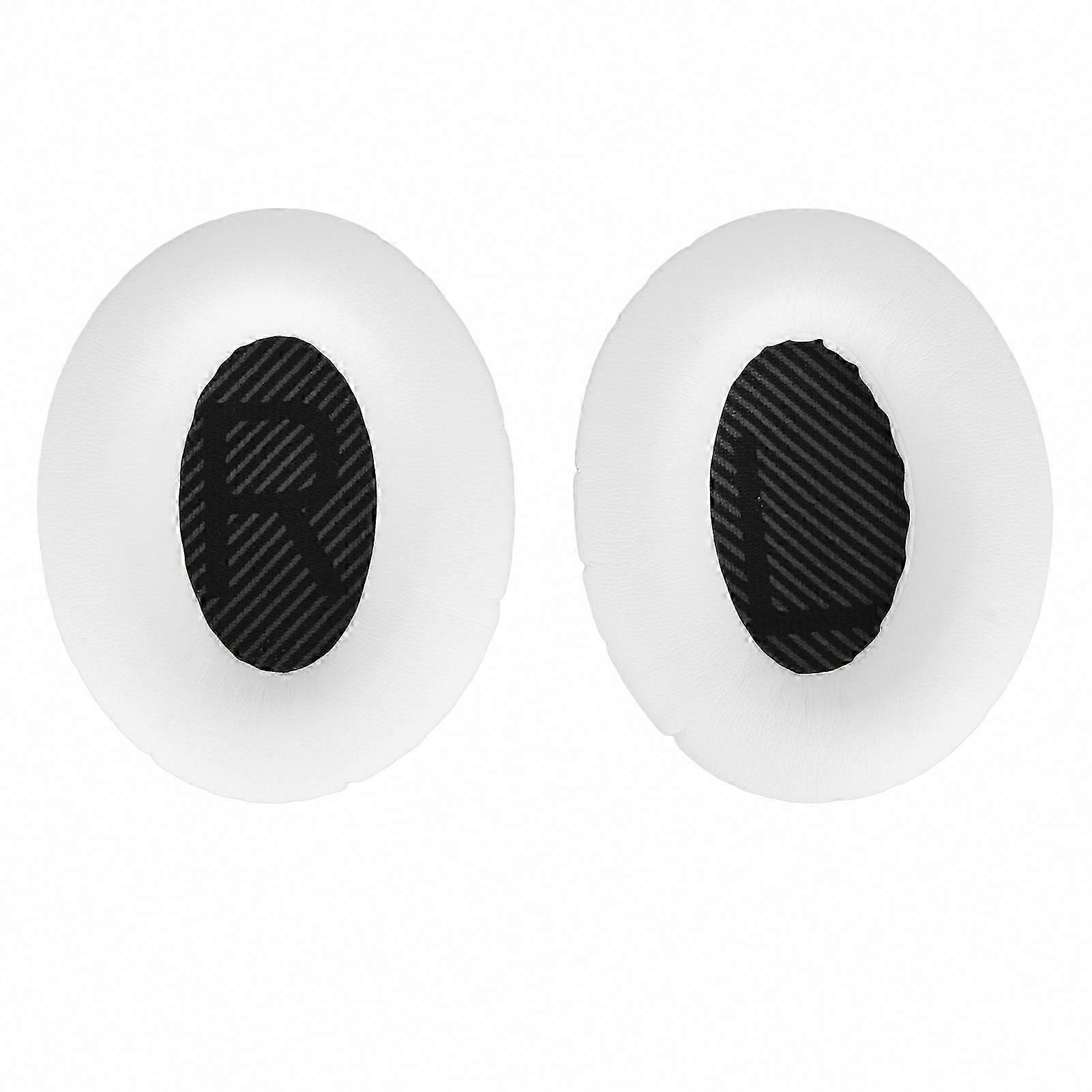 Ersatz-ohrpolster Aus Weichem Proteinleder Und Memory-schaum Für Bose Qc35, Qc25, Qc15, Qc2, Ae2i Und Ae2w Kopfhörer – Weiß
