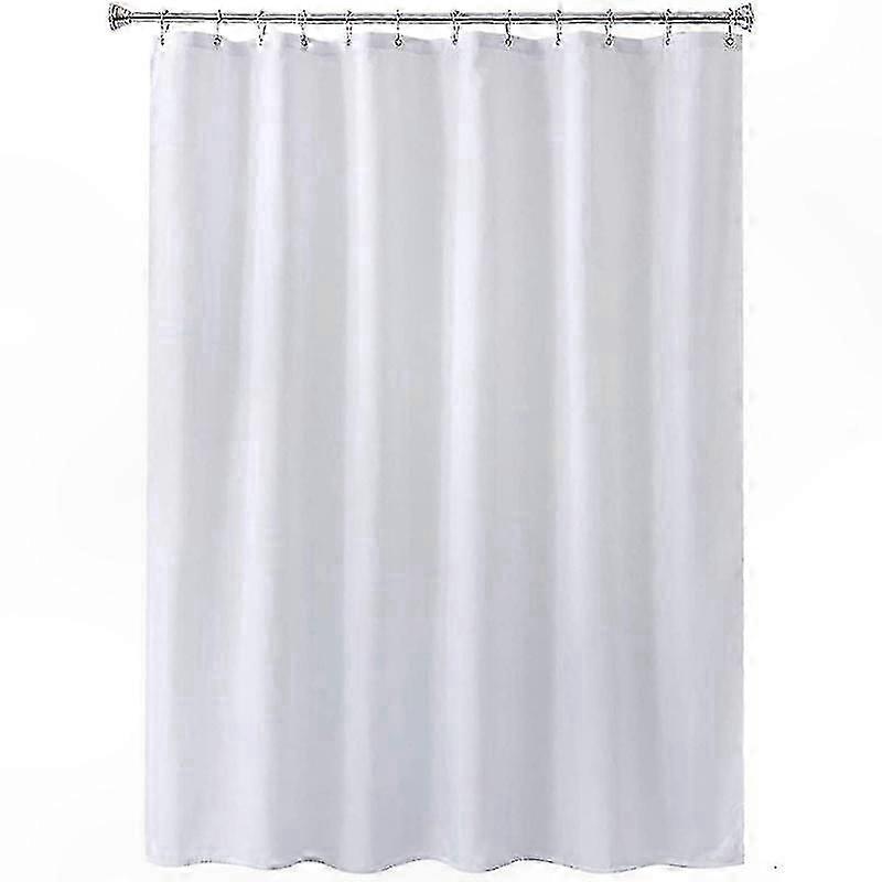 Wasserdichter Und Strapazierfähiger Weißer Duschvorhang, Spritzschutz Für Badezimmer, Für Den Täglichen Gebrauch