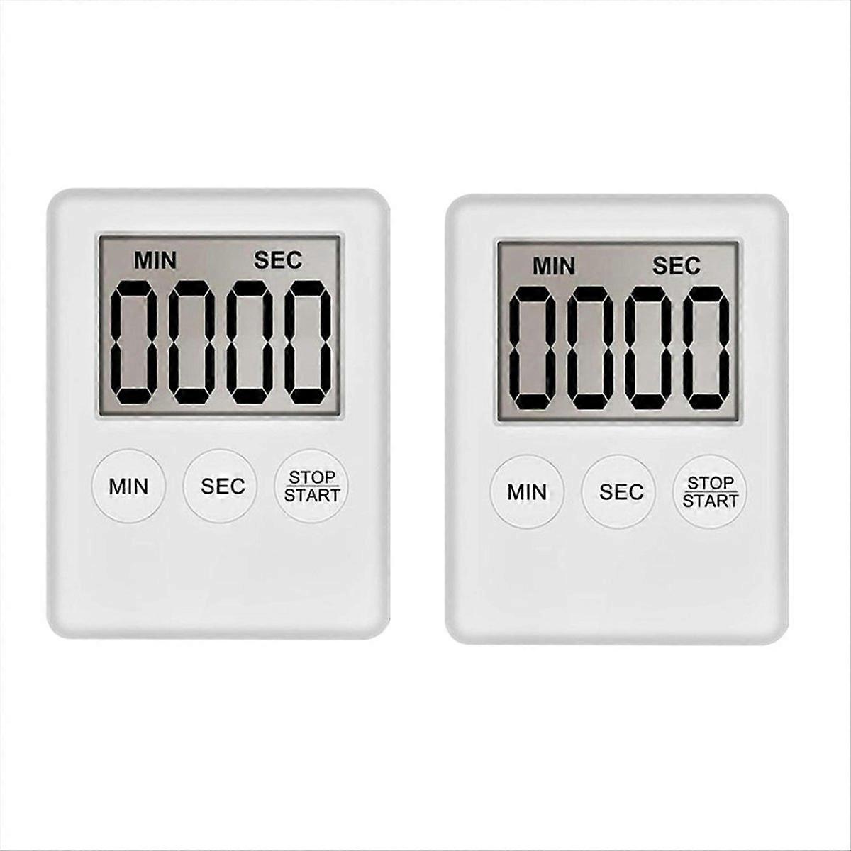 Digitaler Küchentimer, Timer, Eieruhr, Für Die Arbeit, Set Mit 2 Eiweißen
