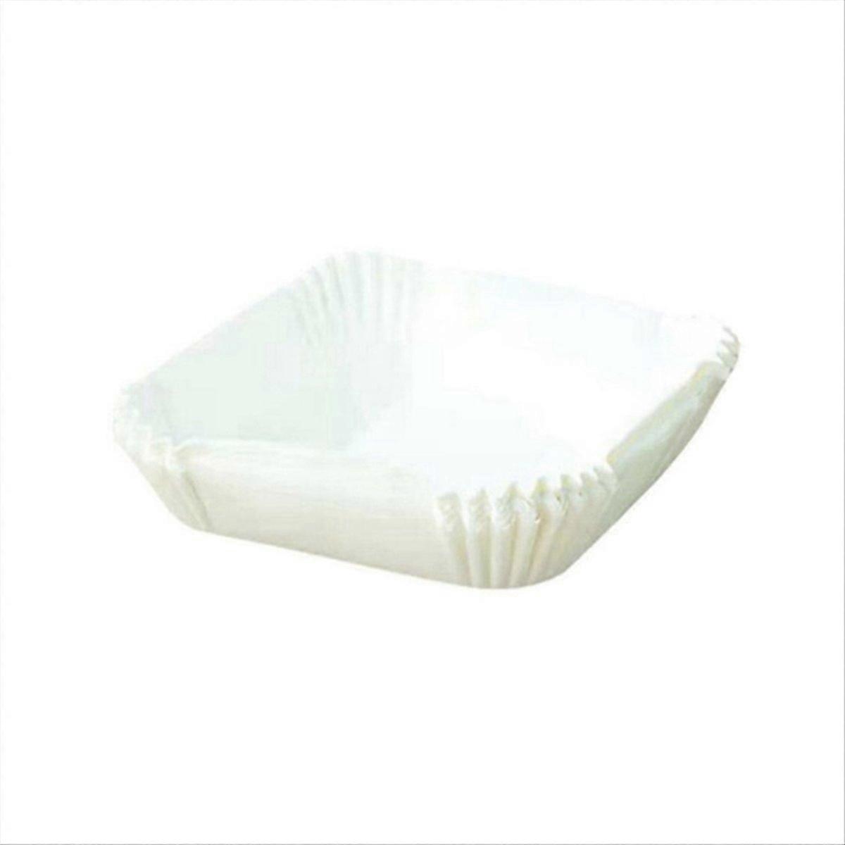 Backpapier Für Heißluftfritteusen, 20 Cm, Packung Mit 50 Blatt, Weiß