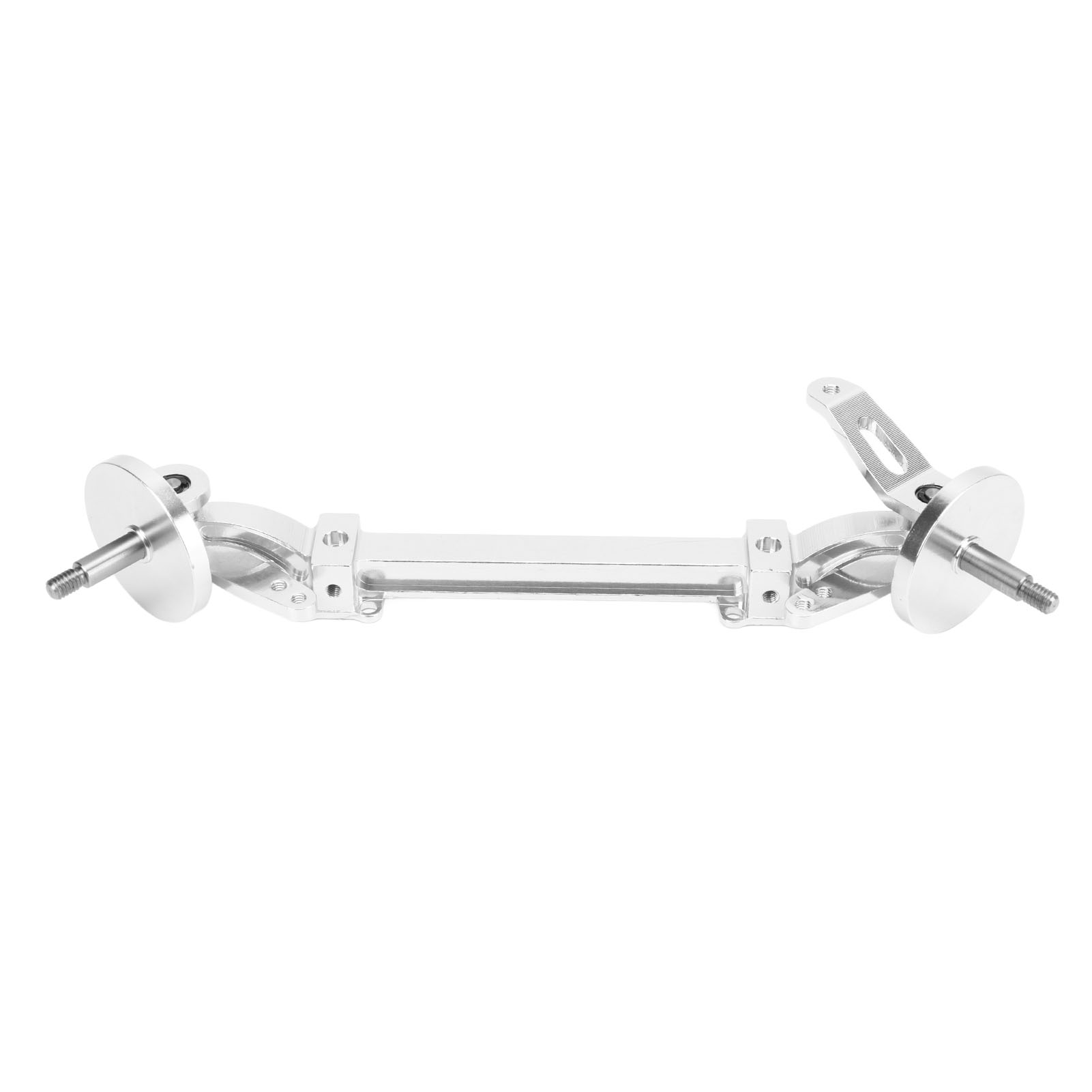 179 Mm Rc-vorderachse Aus Silberner Aluminiumlegierung, Ersatzteil Für Tamiya Rc-modelle Im Maßstab 1:14