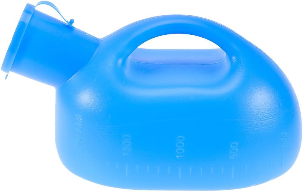 Tragbares 2-liter-urinal Für Männer Mit Geruchsdichtem Deckel, Ergonomischem Griff, Leichtem Pe-material Für Reisen, Outdoor-aktivitäten Und Notfälle