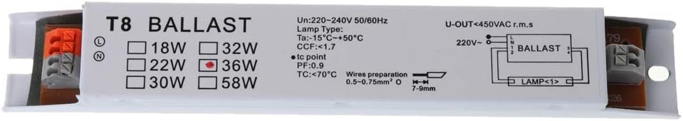 T8 36w 220-240v Kompaktes, Geräuschloses Elektronisches Vorschaltgerät, Energiesparende Bürobeleuchtung