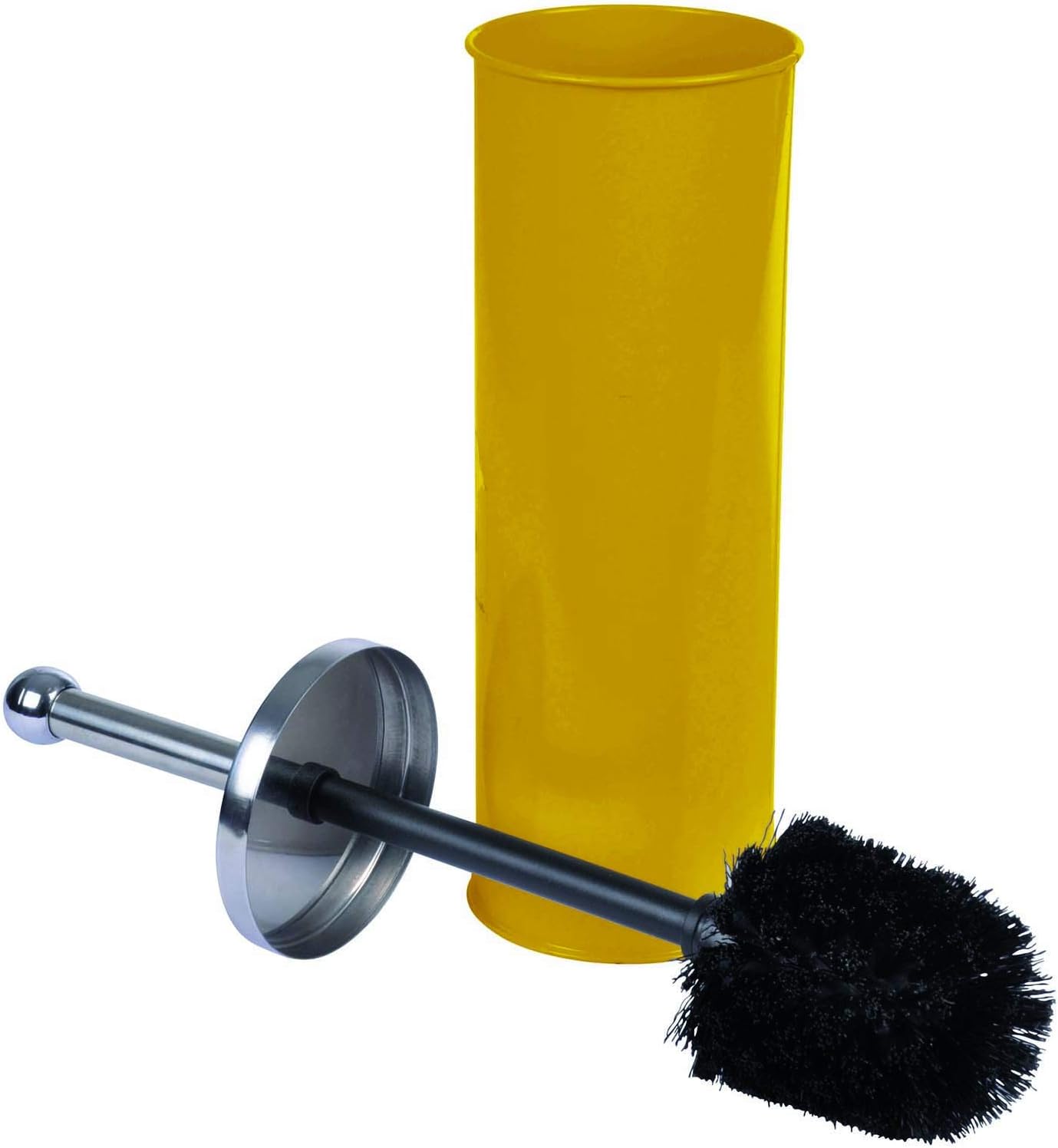 Schlichte Wc-bürste Aus Metall – 1 Stück – Industrielles Honig-design – Effektive Reinigung – Für Moderne Badezimmer – 9,5 X 37 Cm