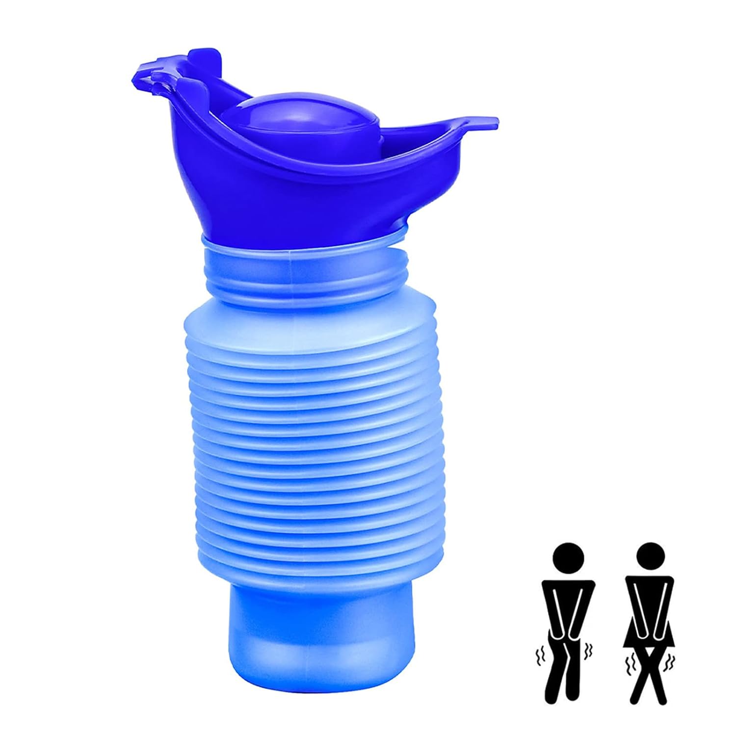 Urinal Für Frauen, Ausziehbares Notfallurinal, Ausziehbares Urinal Für Kinder Und Erwachsene, Wiederverwendbares Urinal Für Frauen, Für Männer, Frauen Und Kinder, Urinierhilfe Für Reisen Und Camping,