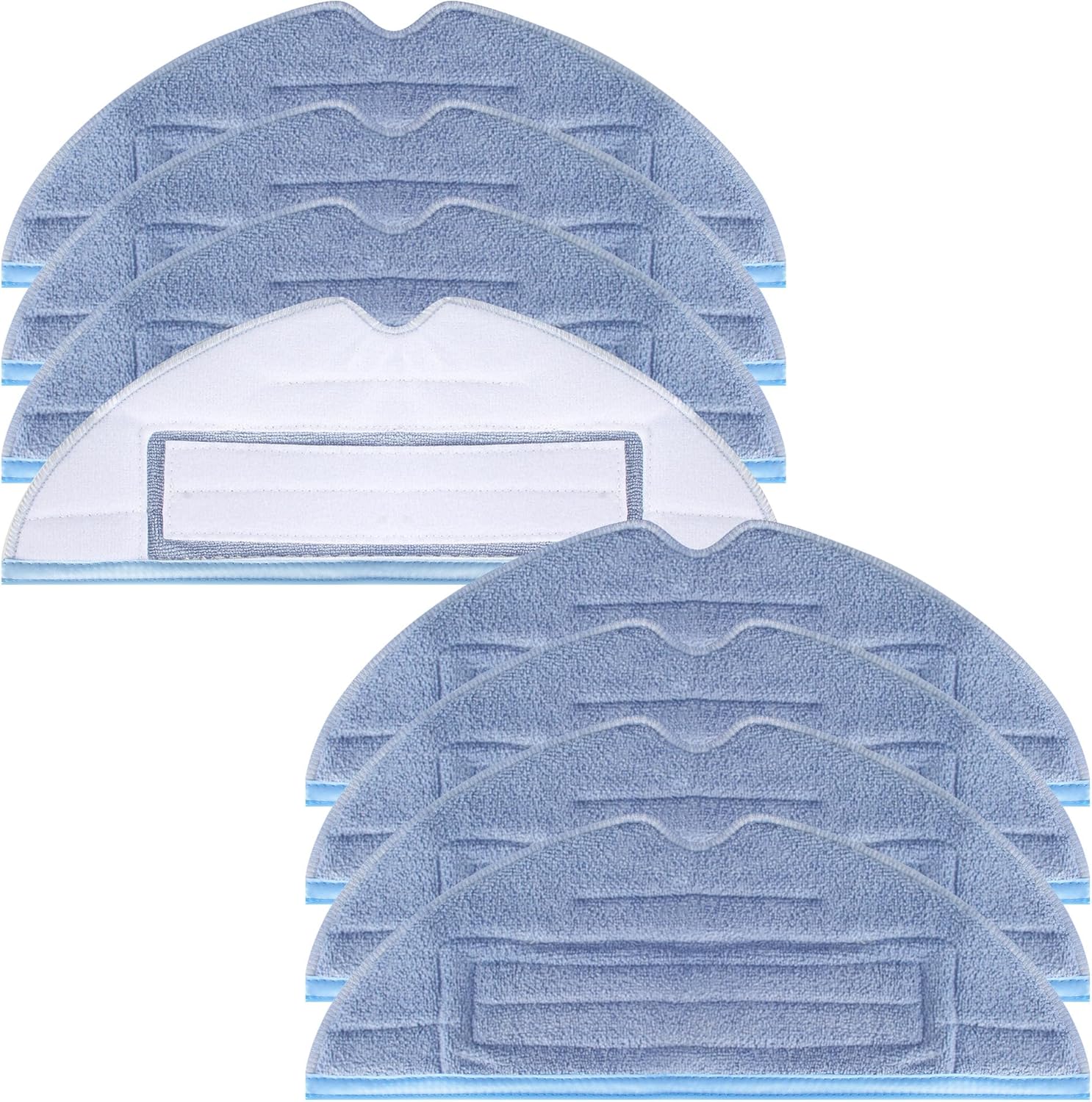 Wischmopp-set – 8-teilig – Mikrofaser – Waschbar – Für Roborock S8, S7 Und T7 Reinigungsroboter – Blau