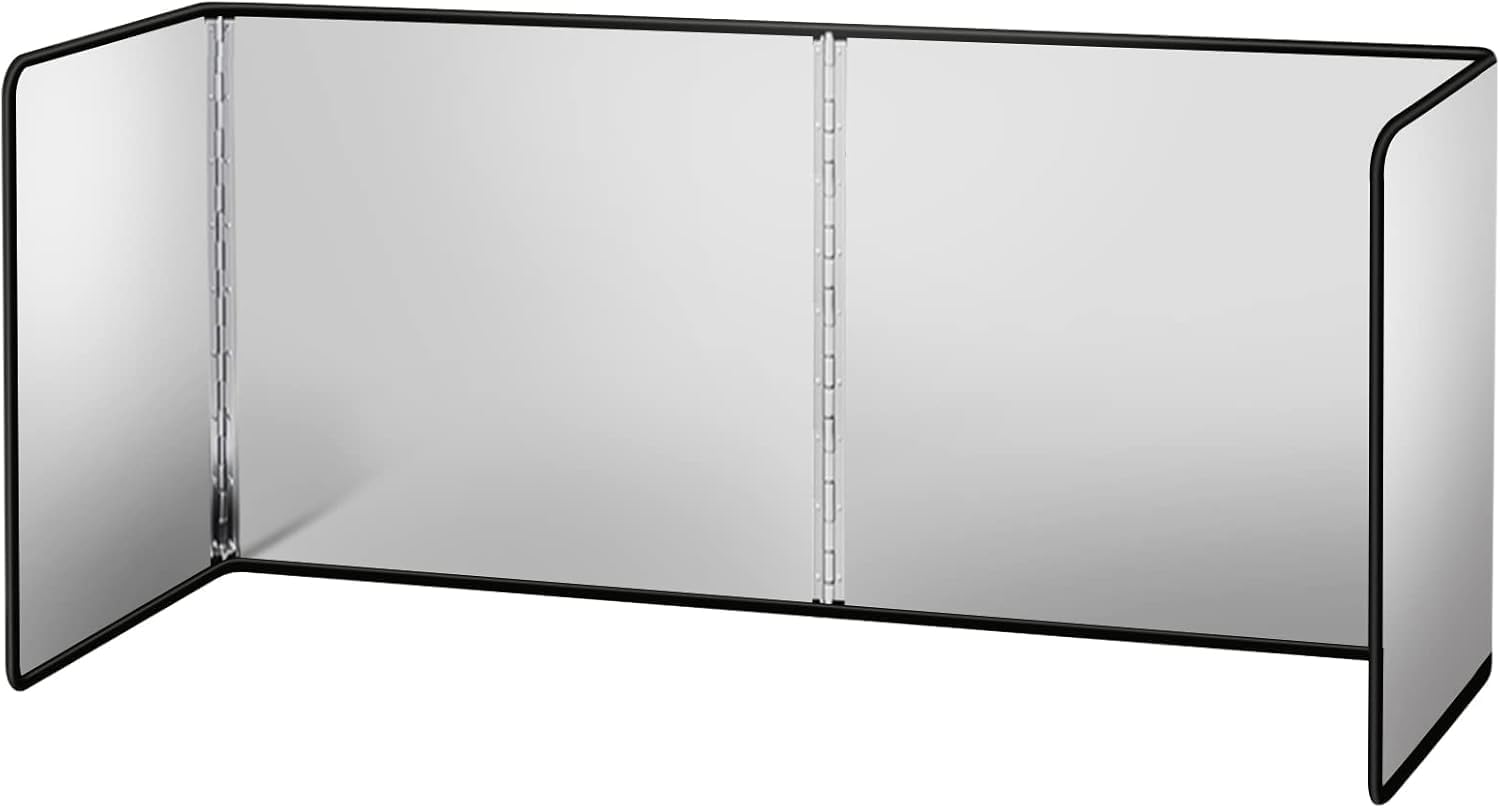 Klappbarer Küchenspritzschutz – 1 Stück – Verzinkter Stahl – 4-seitiger Schutz – Für Herd Und Wand – Silber