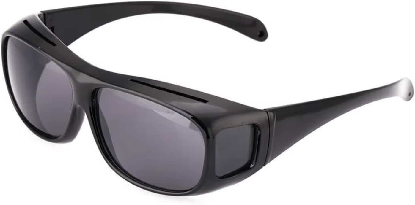 Autofahrer-sonnenbrille – 1 Paar – Polycarbonat- Und Polarisierte Gläser – Blendschutz, Uv400-schutz – Für Autofahrer Und Den Einsatz Im Freien – Graue Gläser