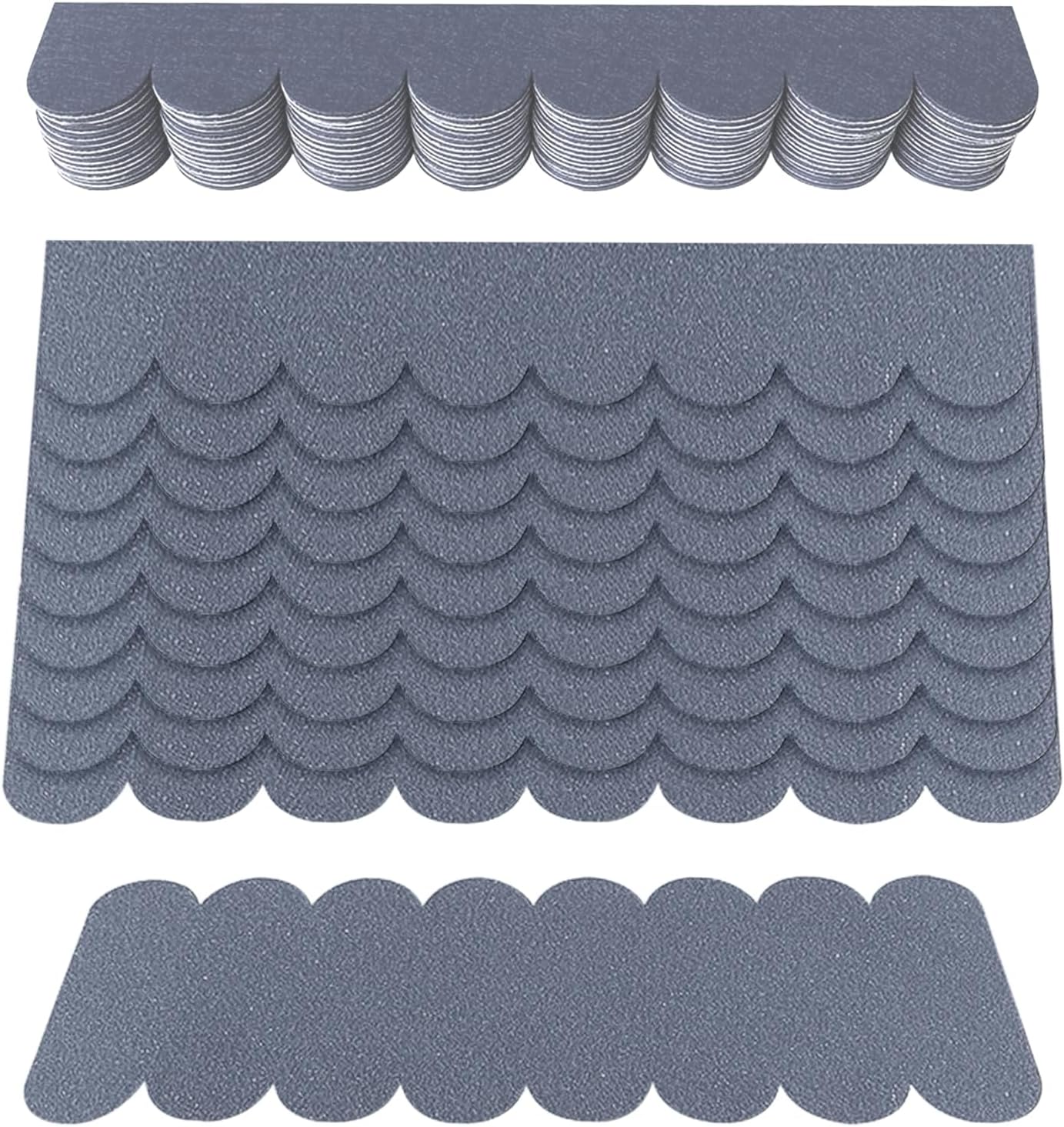 32 Graue Bitumenschindeln – Selbstklebende Ziegel – Wasserdichte Dachpappe – Miniatur-dachschutz – Vogelhäuser Und Modelle – 29,5 X 5 Cm Und 11 Cm