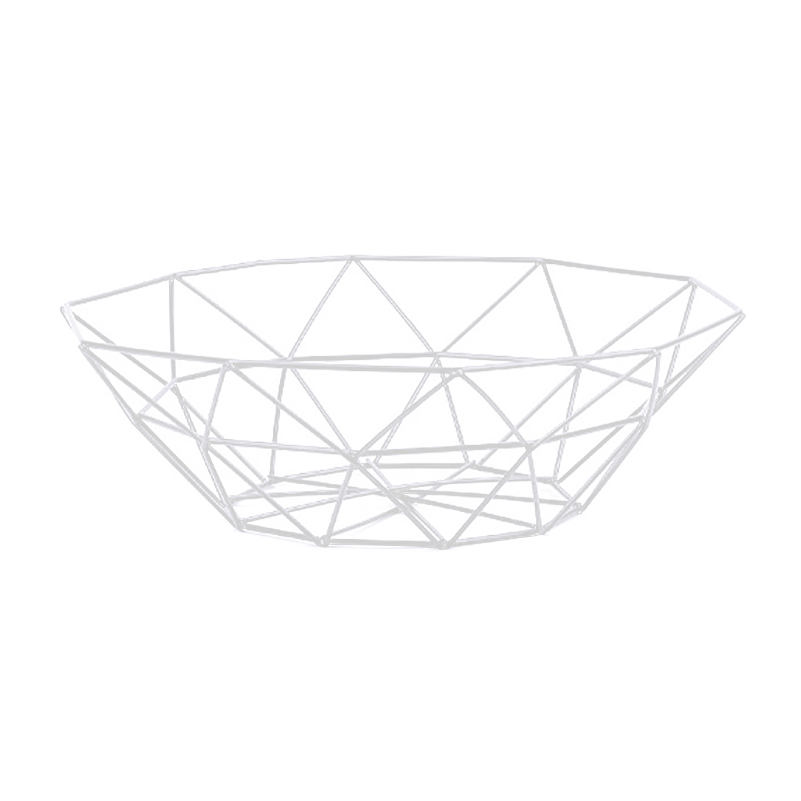 Obstkorb Aus Metall, Obstschale, Aufbewahrungsartikel Für Zuhause, Snackkorb (26 X 26 X 8 Cm)