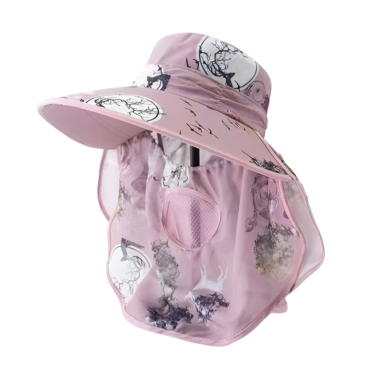 Faltbarer Sonnenhut Für Damen, Ideal Zum Angeln Und Für Langes Haar. Breite Krempe Und Abnehmbarer Schutzdeckel Für Optimalen Uv-schutz.