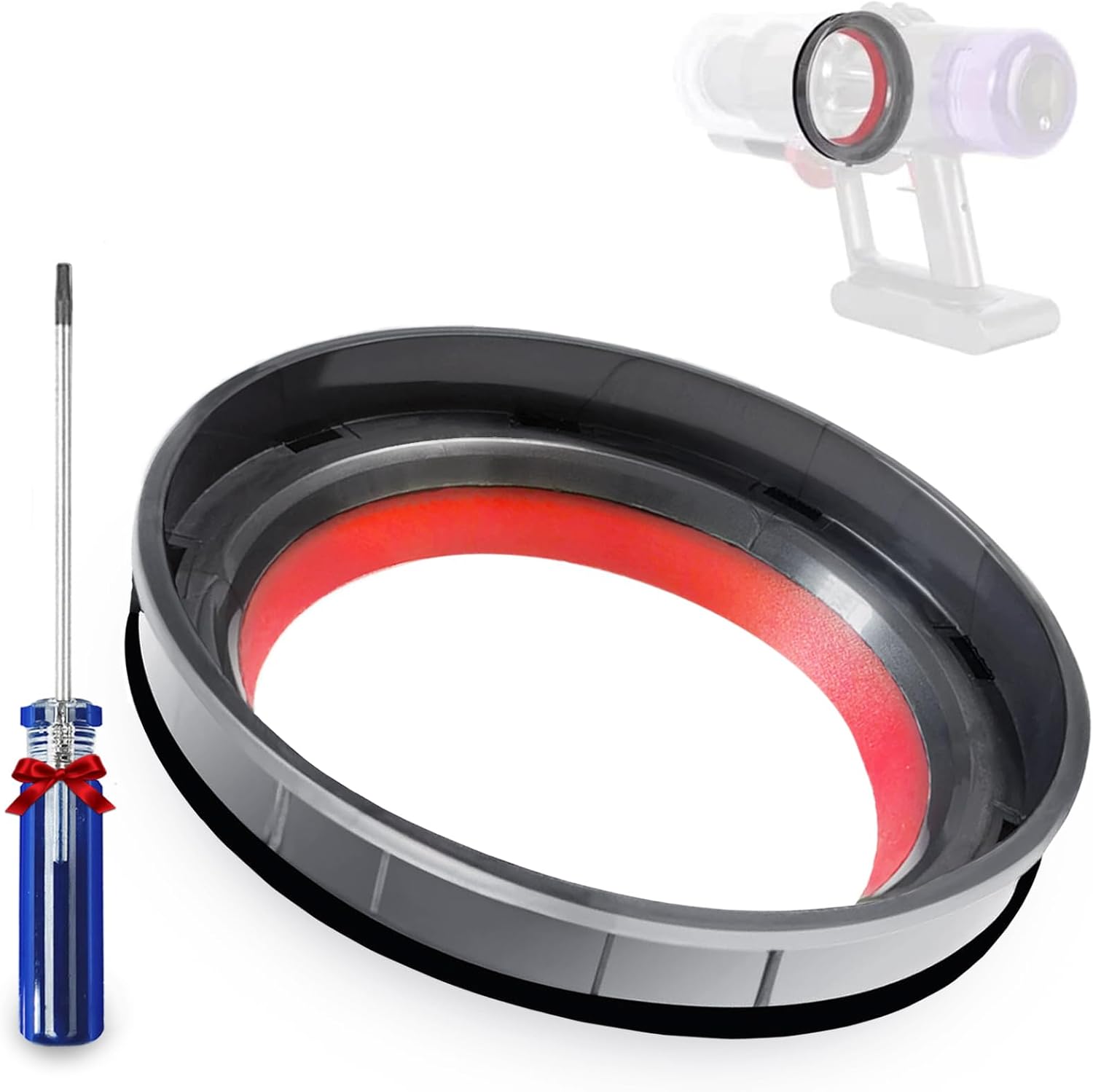 Fester Dichtungsring – 1 Stück – Gummi – Für Staubbehälter – Kompatibel Mit Dyson V11 Und V15