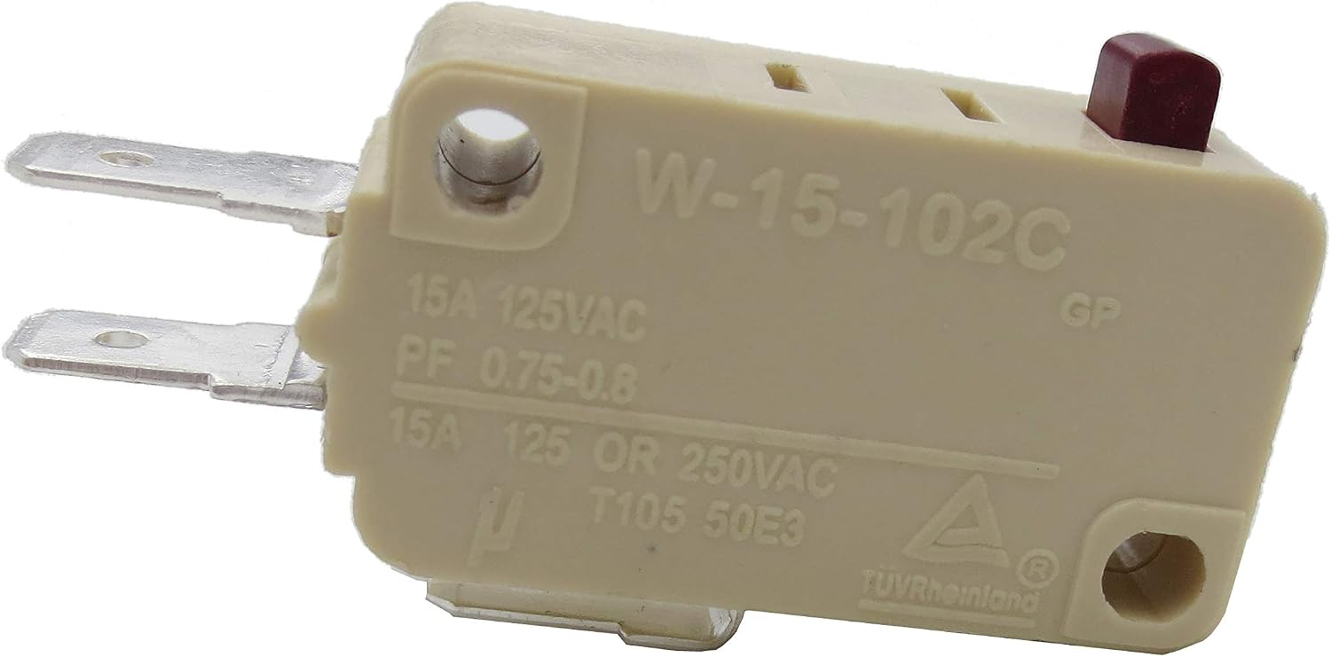 Mikroschalter – 10er-pack – 3 Pins – 15 A, 125 V Ac – Für Mikrowellenherde – W-15-102c