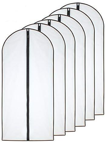 Kleidersäcke – 6er-set – Peva – Staub- Und Feuchtigkeitsabweisend – Für Kleider Und Anzüge – 61 X 122 Cm