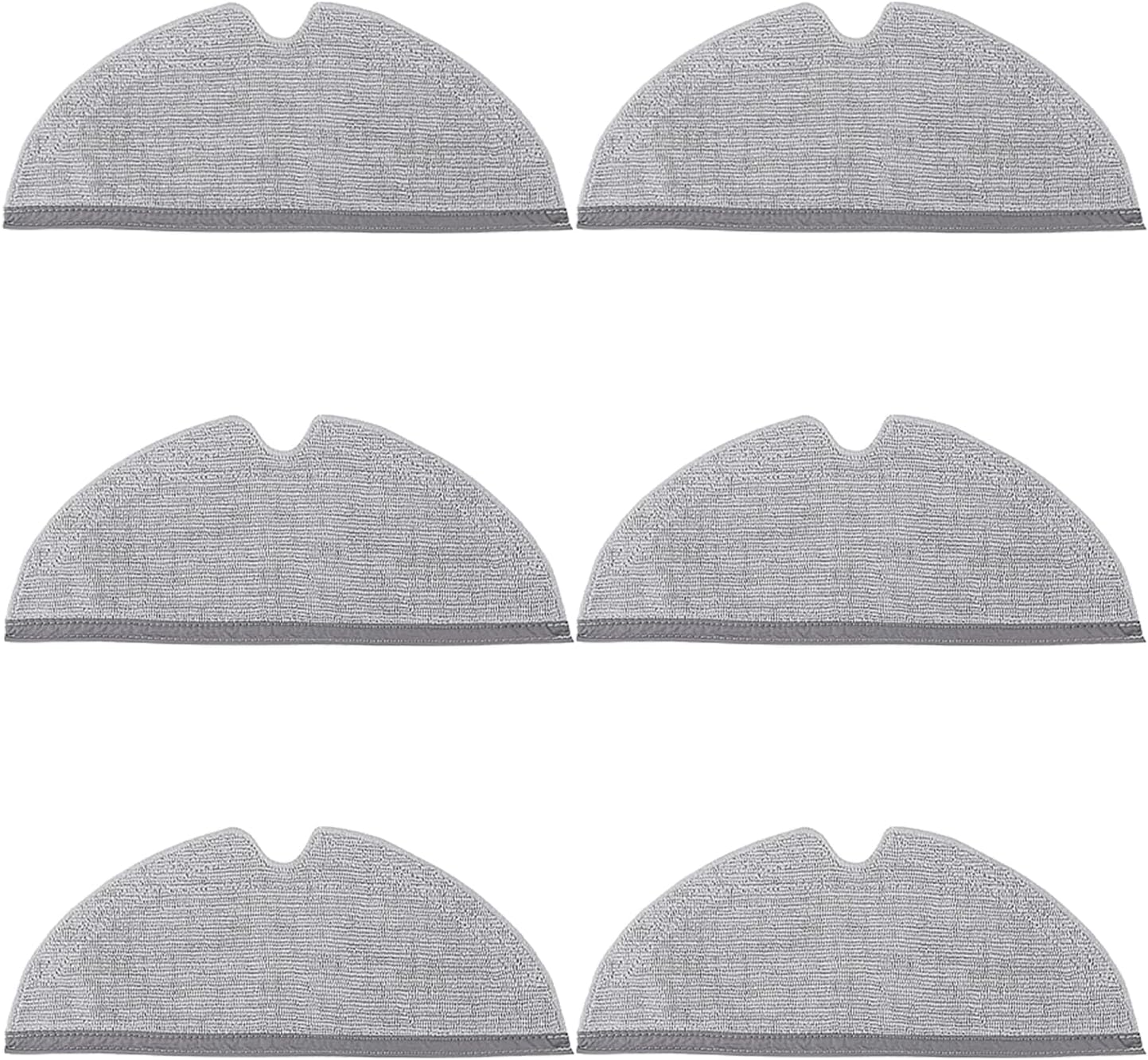 Wischmopp-pads – 6 Stück – Mikrofaser – Waschbar Und Wiederverwendbar – Für Xiaomi Roborock S4, S5, S6, Q5, Q7, Q8 Roboter