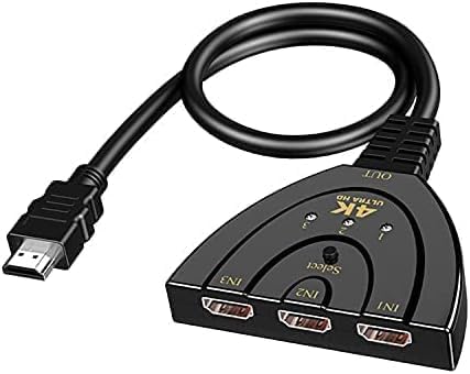 Hdmi-kompatibilität, 3 Eingänge, 1 Ausgang – 4k@30hz 1080p@60hz – Kompatibel Mit Ps4, Xbox Fire Tv