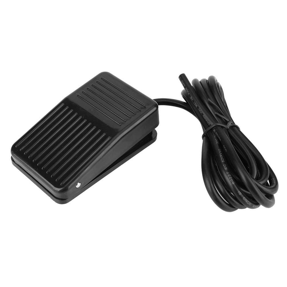 Ip67 Wasserdichter Fußschalter – 1 Stück – Rutschfester Kunststoff – Momenttaster 250 V 10 A – Für Werkzeugmaschinen Und Medizinische Anwendungen – 100 X 60 X 33 Mm