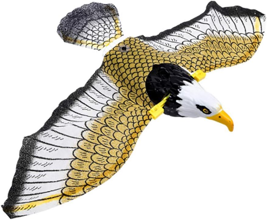 Vogelscheuche In Form Eines Fliegenden Falken, 43 X 25 Cm, Realistische Nachbildung, Schutz Für Garten, Terrasse Und Balkon