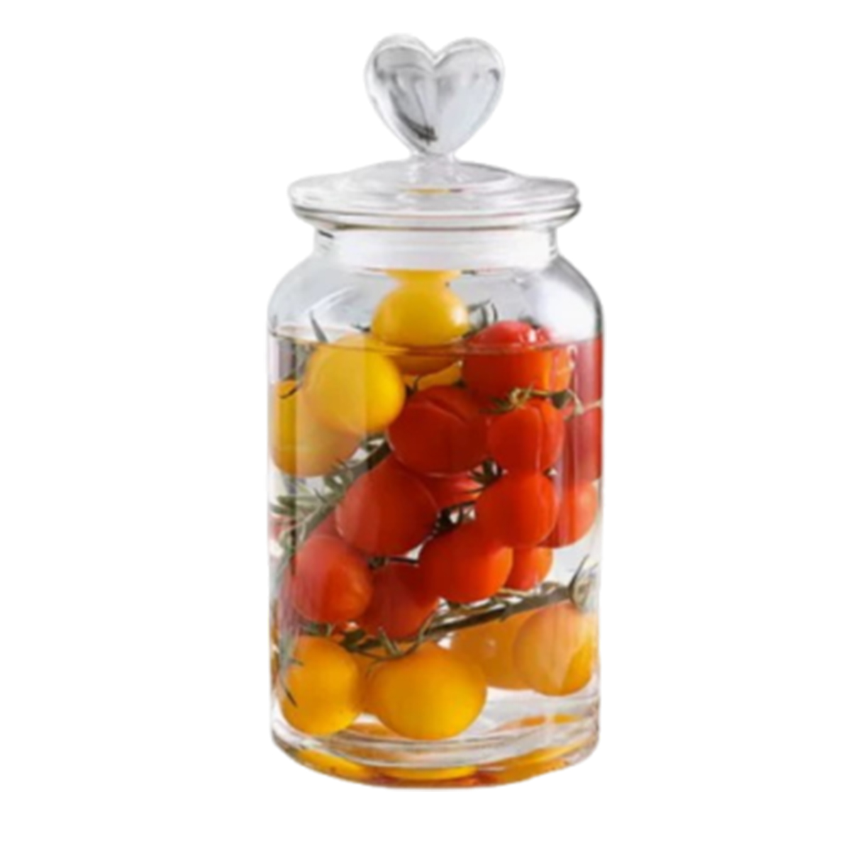 Einmachglas Mit Bernsteinfarbenem Deckel Zur Luftdichten Aufbewahrung Von Trockenfrüchten, Kaffeebohnen, Orangenschalen Und Teeblättern.