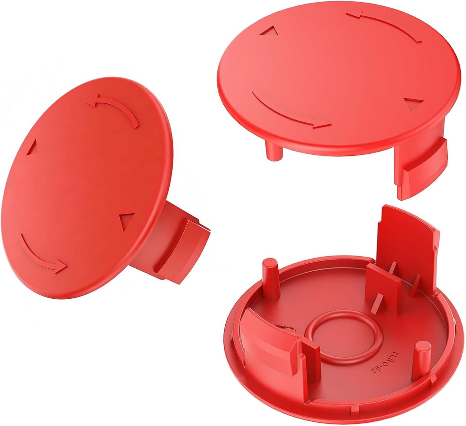 Set Mit 3 Spulenschutzkappen – Abs Und Nylon – Kompatibel Mit Bosch F016f04841 – Für Afs 23-37 Freischneider – Professionelle Gartenarbeit