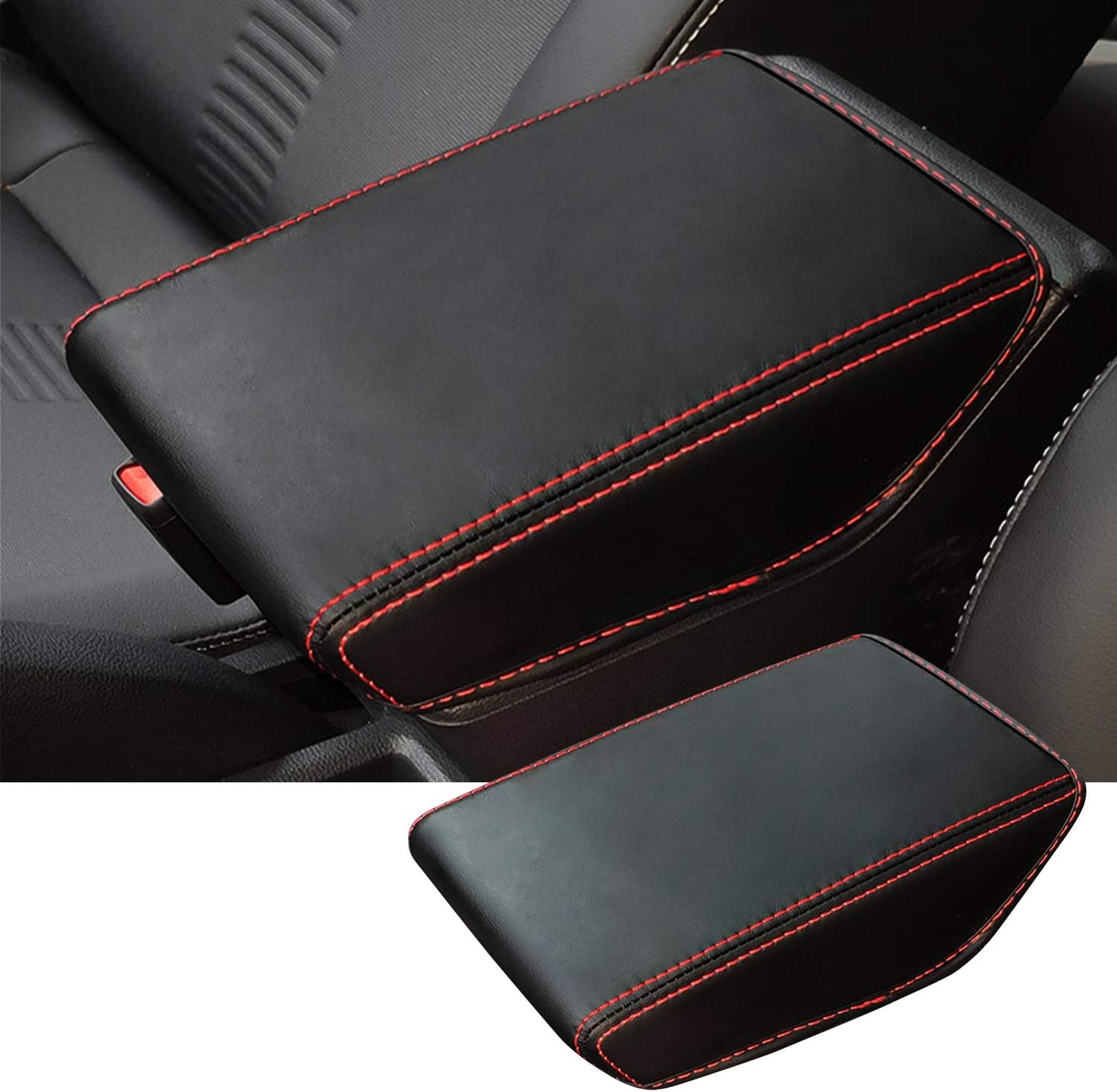 Armlehnenbezug – 1-teilig – Pu-leder – Konsolenschutz – Vw Polo Taigo – Schwarz