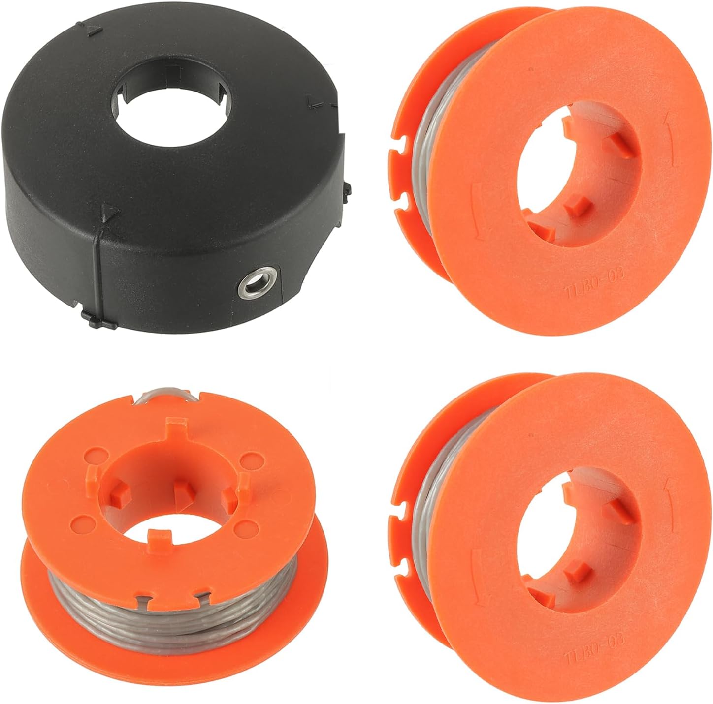 Ersatzspulen – 3er-pack – Nylon Und Abs – Effizientes Schneiden 1,6 Mm X 8 M – Für Garten-freischneider – Kompatibel Mit Combitrim-modellen